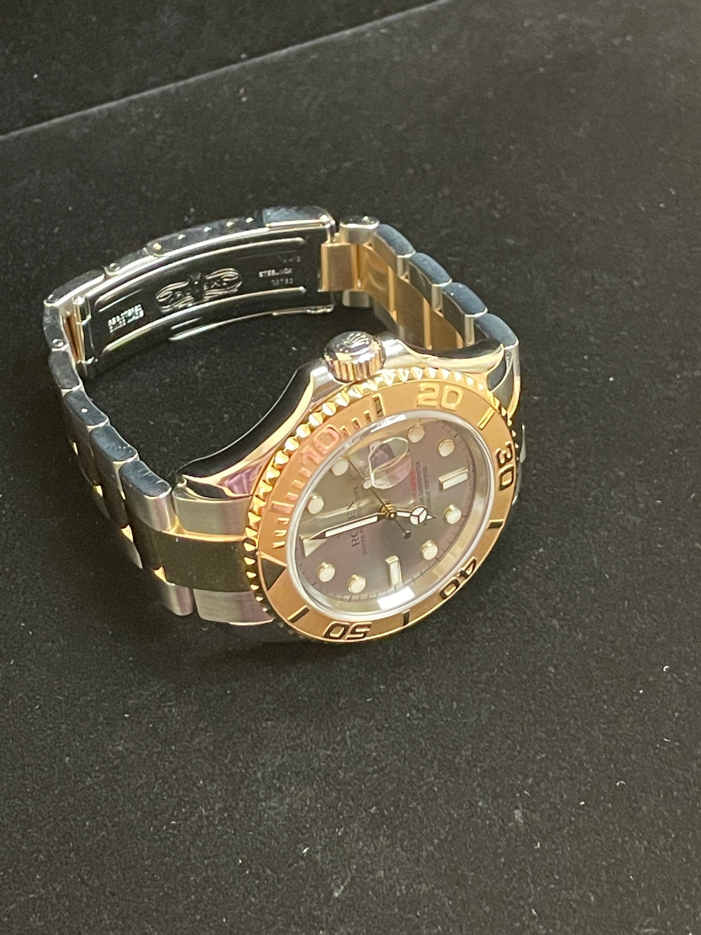 2006 Rolex Yacht-Master 16623 Slate Gray Dial TT 18kt Oyster With Papers 40mm