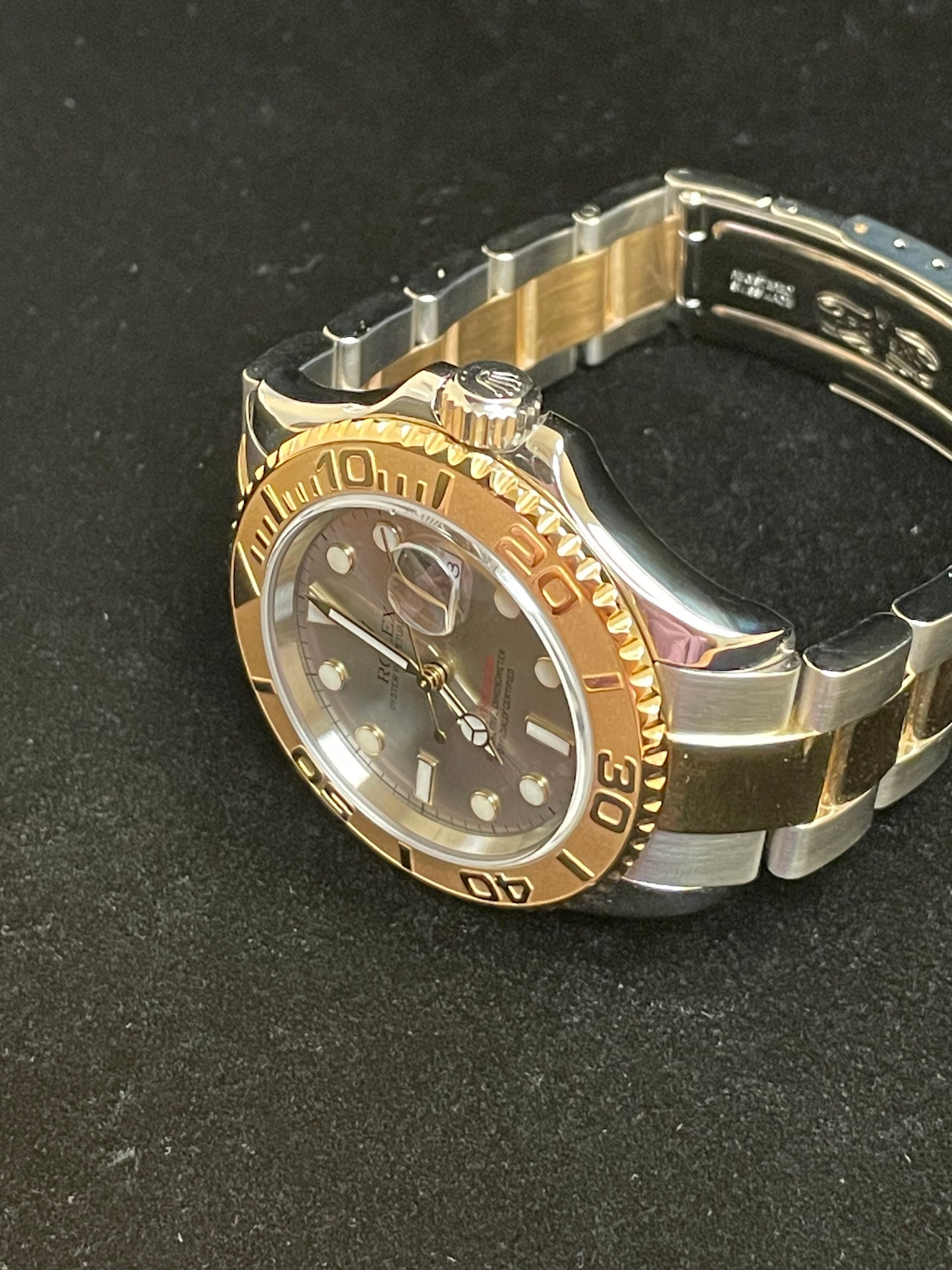 2006 Rolex Yacht-Master 16623 Slate Gray Dial TT 18kt Oyster With Papers 40mm