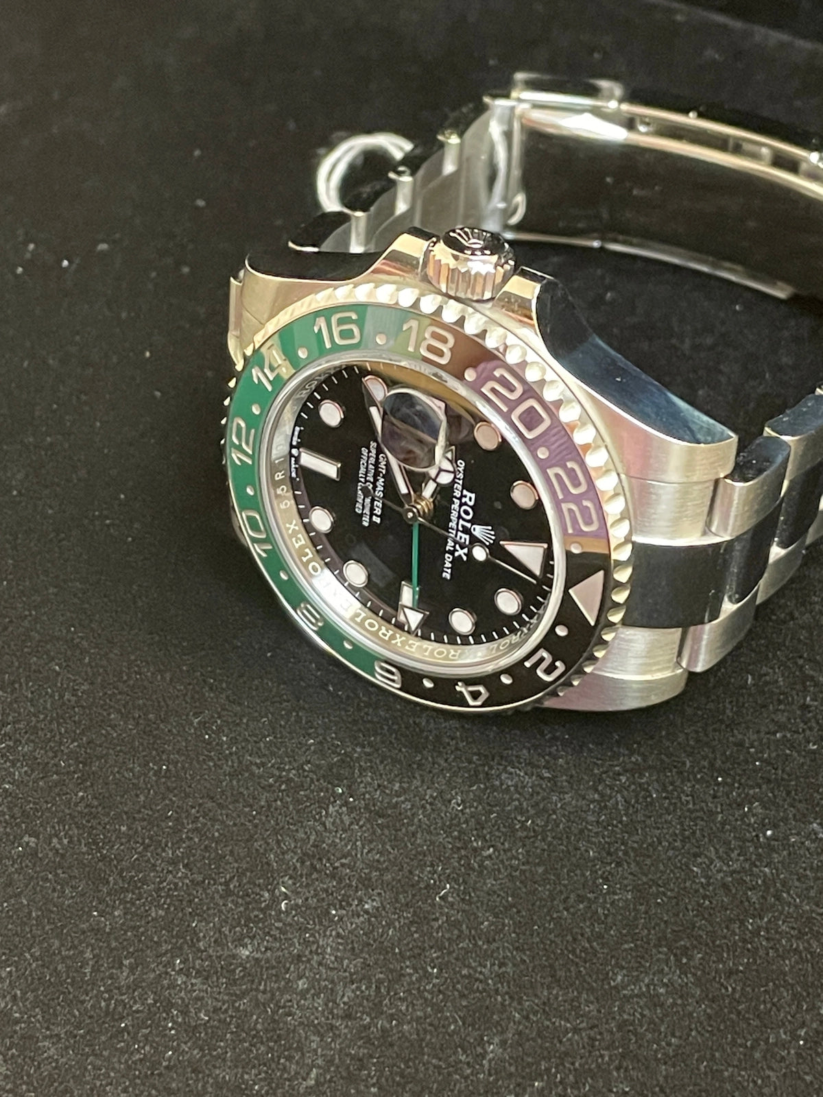 2022 Rolex GMT-Master II Sprite 126720vtnr Black Dial SS Oyster With Papers 40mm