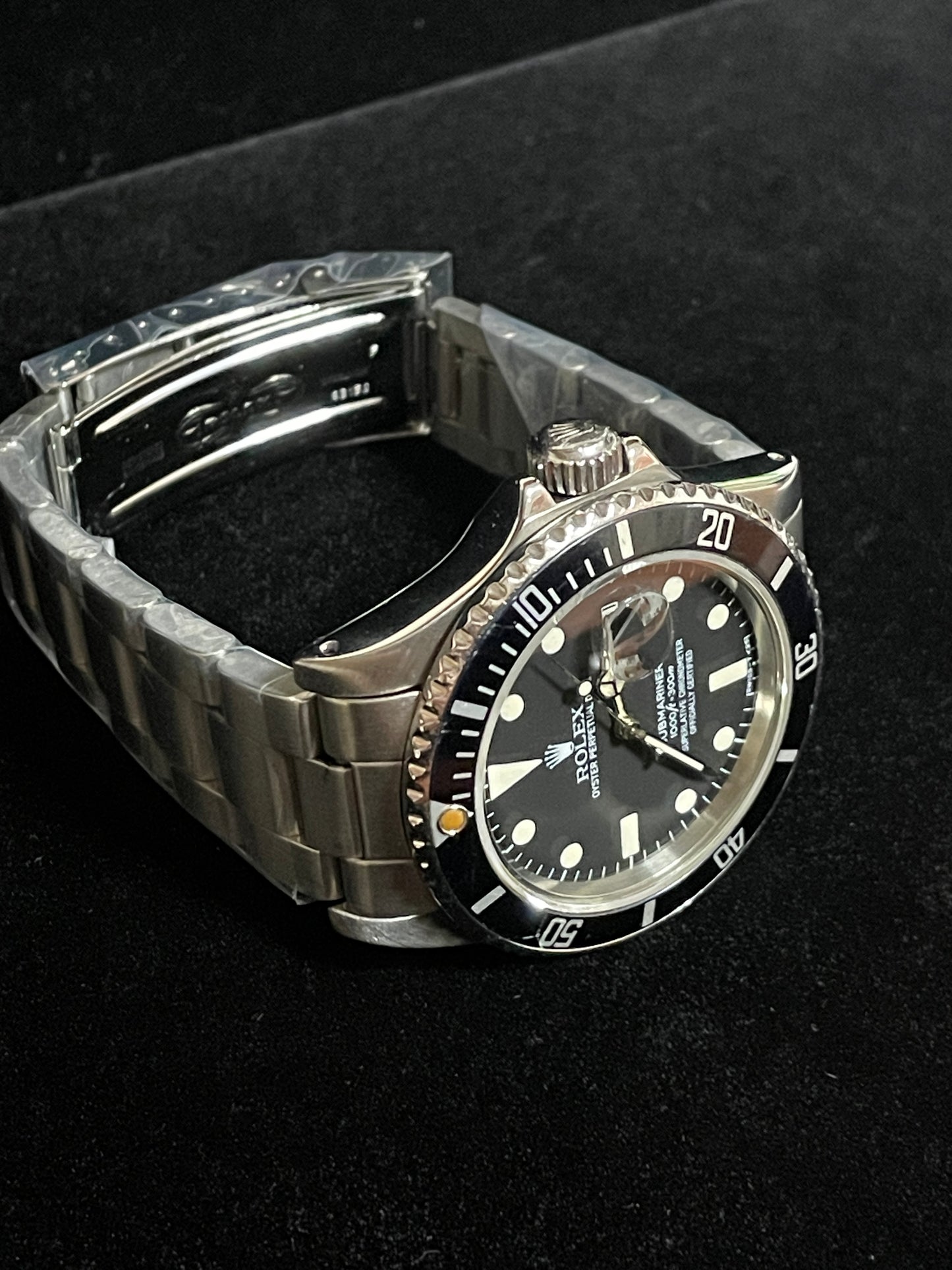 1984 Rolex Submariner Date 16800 Black Matte Patina Dial SS Oyster No Paper 40mm