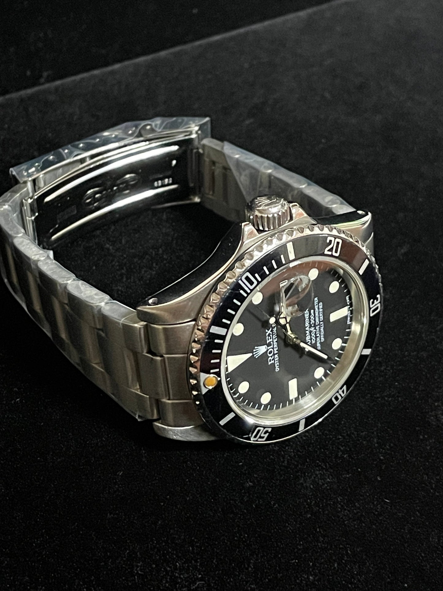 1984 Rolex Submariner Date 16800 Black Matte Patina Dial SS Oyster No Paper 40mm