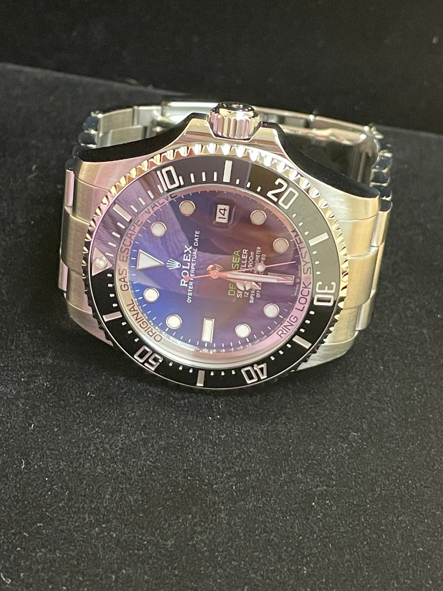 2020 Rolex Deepsea James Cameron 126660 Black Blue Dial SS Oyster W/ Papers 44mm