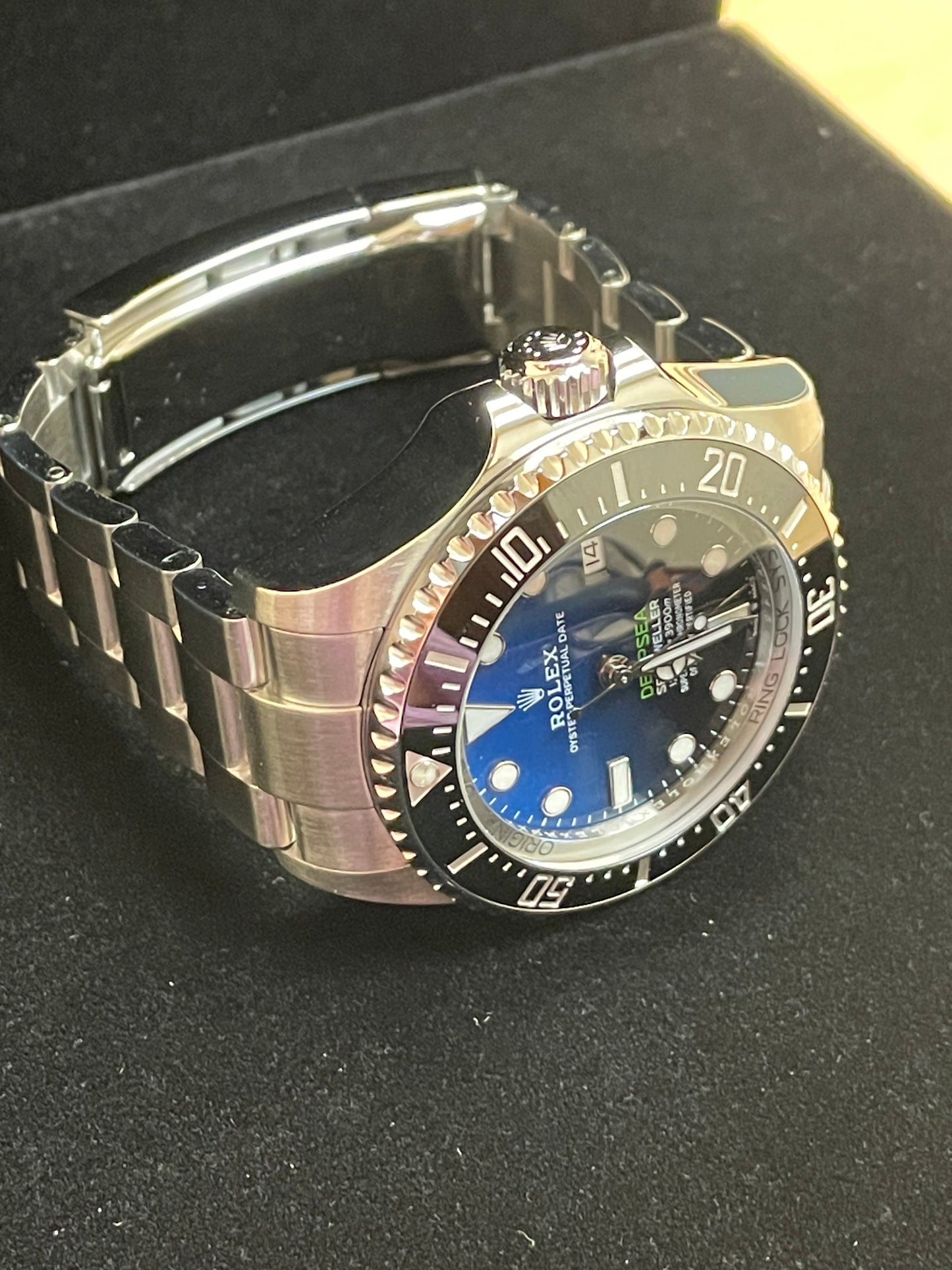 2020 Rolex Deepsea James Cameron 126660 Black Blue Dial SS Oyster W/ Papers 44mm