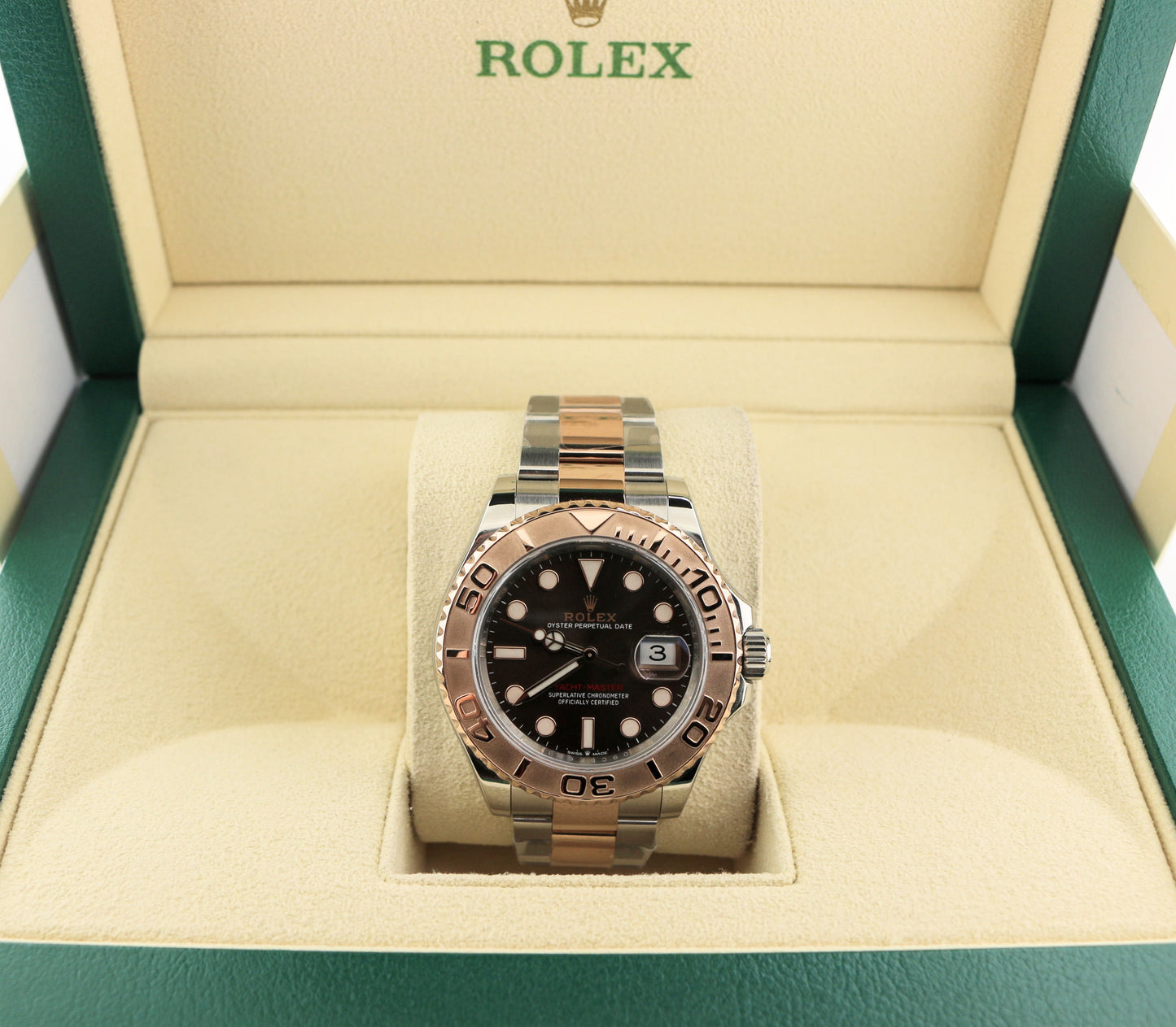 2024 Rolex Yacht-Master 126621 Chocolate Brown Dial TT 18kt RG Oyster Rose 40mm