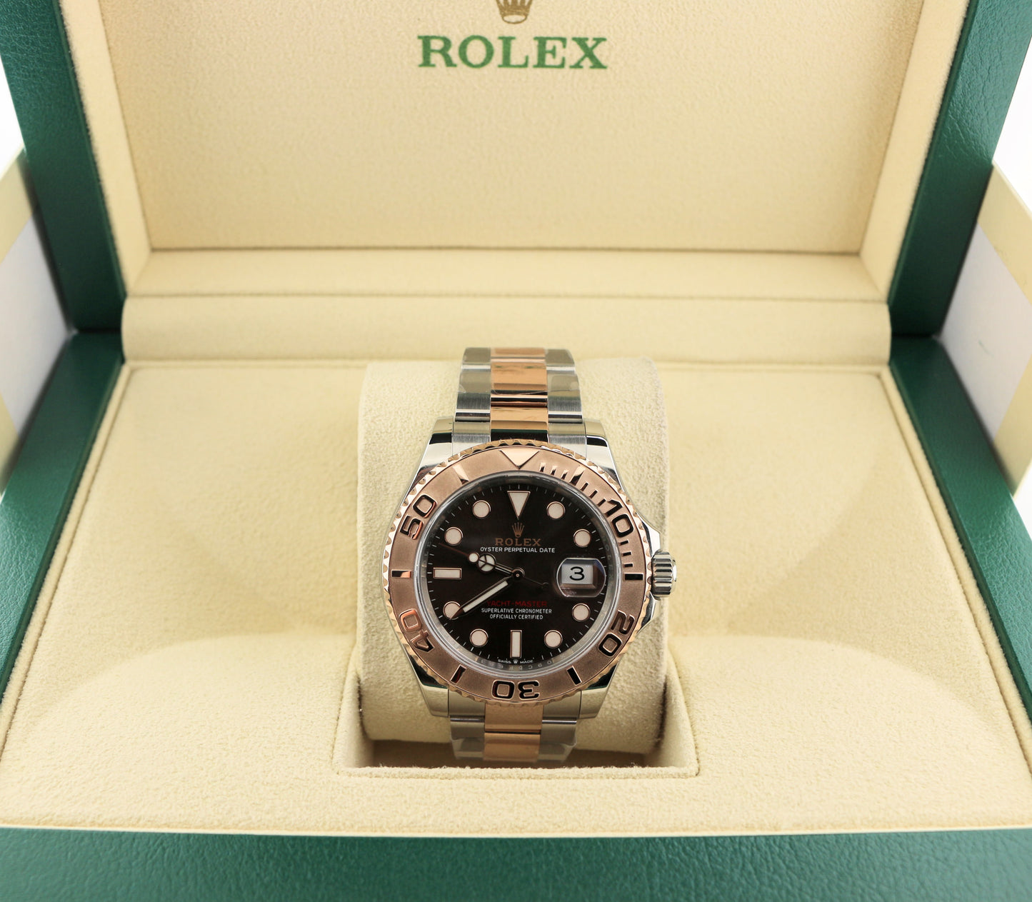 2024 Rolex Yacht-Master 126621 Chocolate Brown Dial TT 18kt RG Oyster Rose 40mm