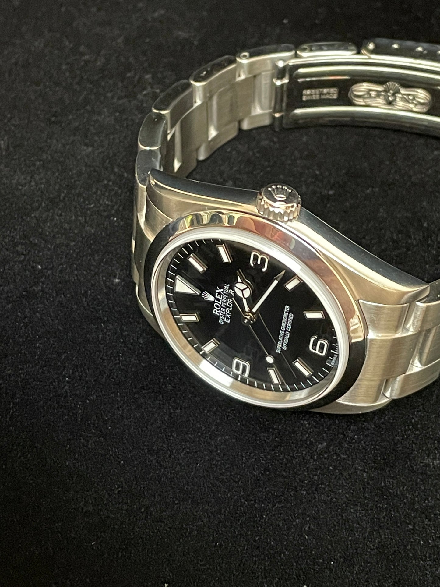 2004 Rolex Explorer 114270 Black Dial SS Oyster With Papers + 2013 RSC Card 36mm