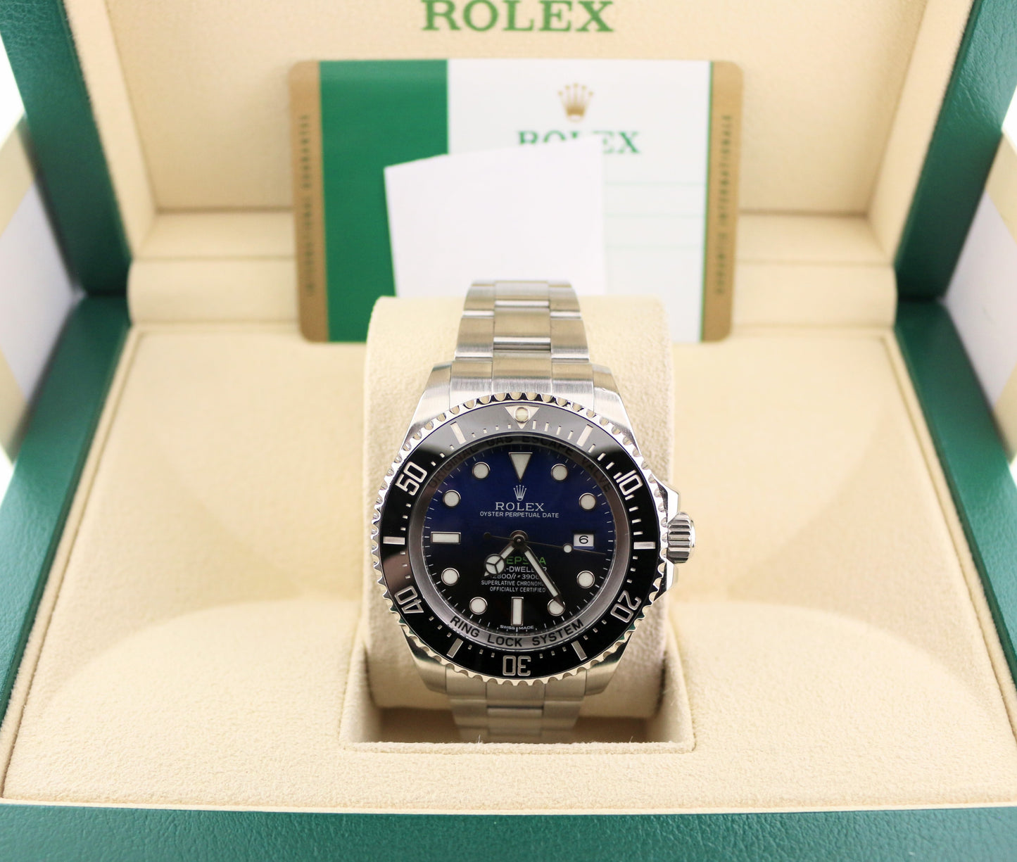 2017 Rolex Deepsea 116660 Blk Blue Dial James Cameron SS Oyster With Papers 44mm