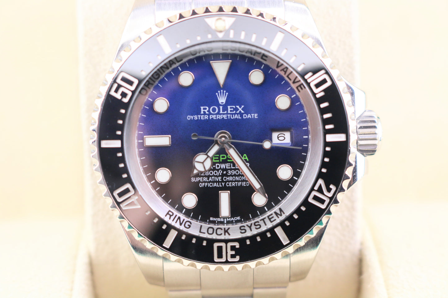 2017 Rolex Deepsea 116660 Blk Blue Dial James Cameron SS Oyster With Papers 44mm