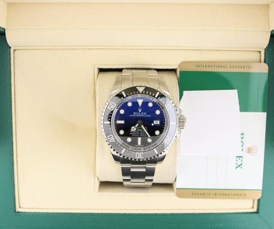 2017 Rolex Deepsea 116660 Blk Blue Dial James Cameron SS Oyster With Papers 44mm