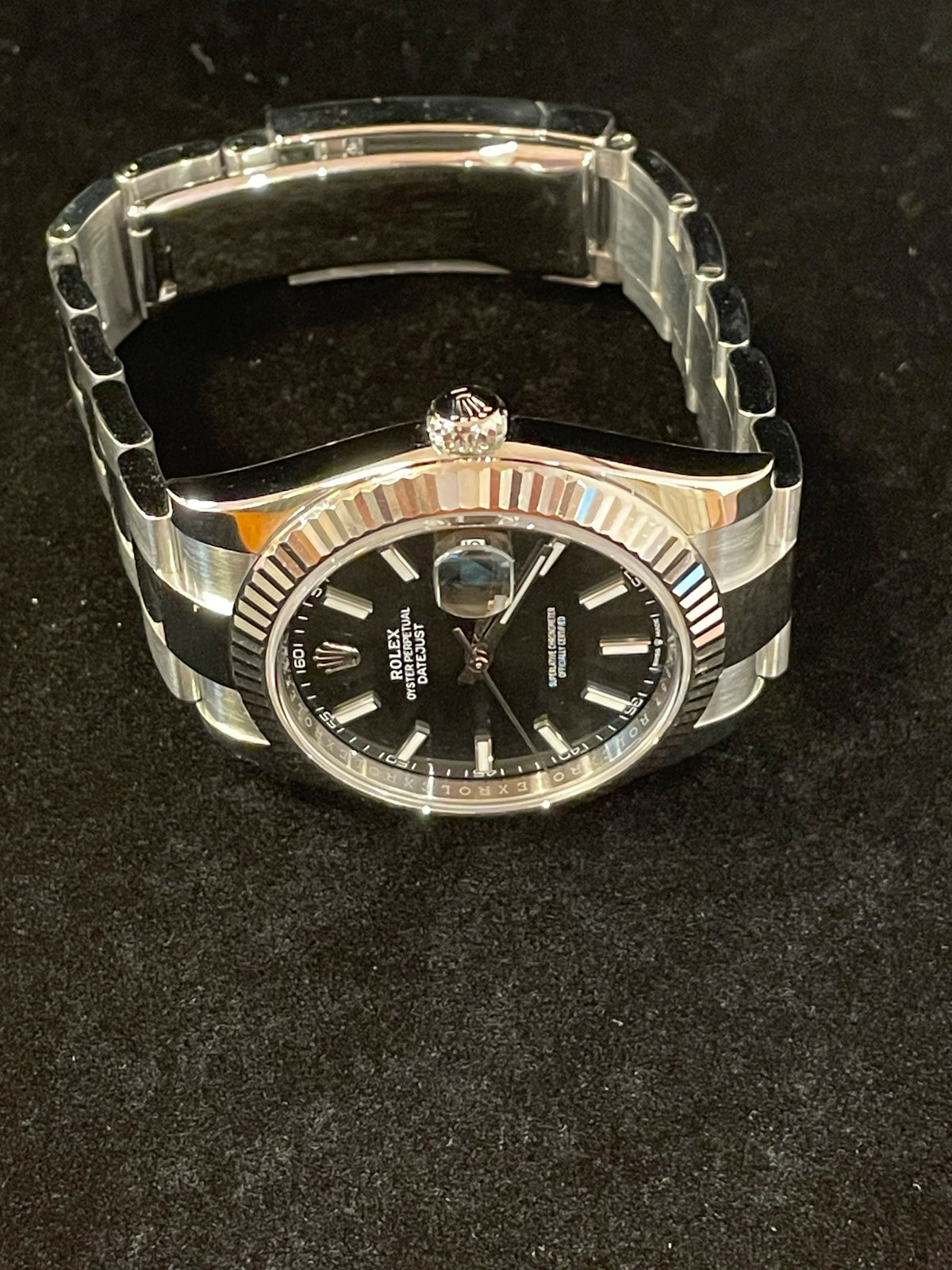 2020 Rolex Datejust 126334 Black Dial SS Oyster With Papers 41mm