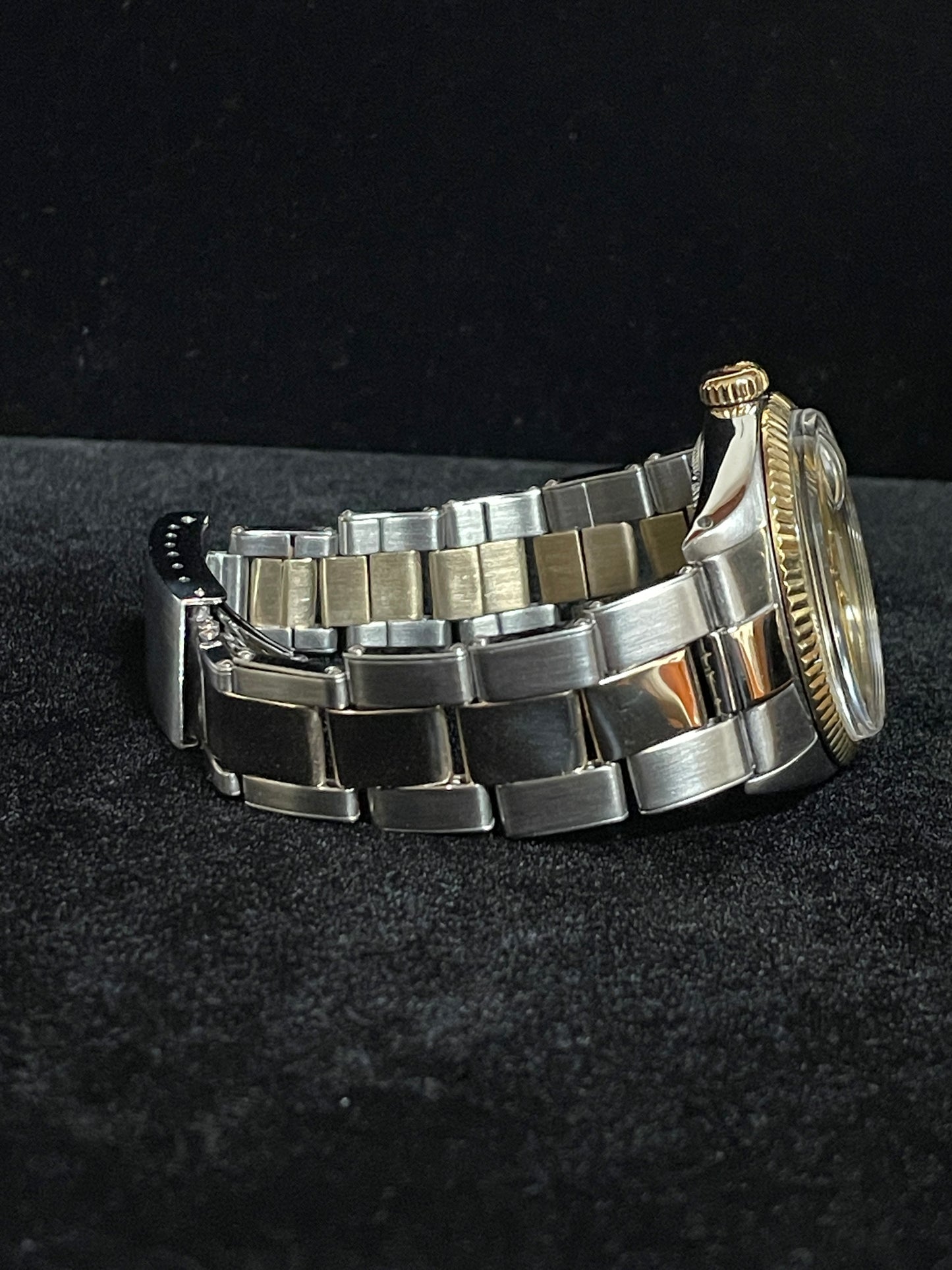 1967 Rolex Date 1500 Champagne Dial TT Rivet Oyster No Papers 34mm