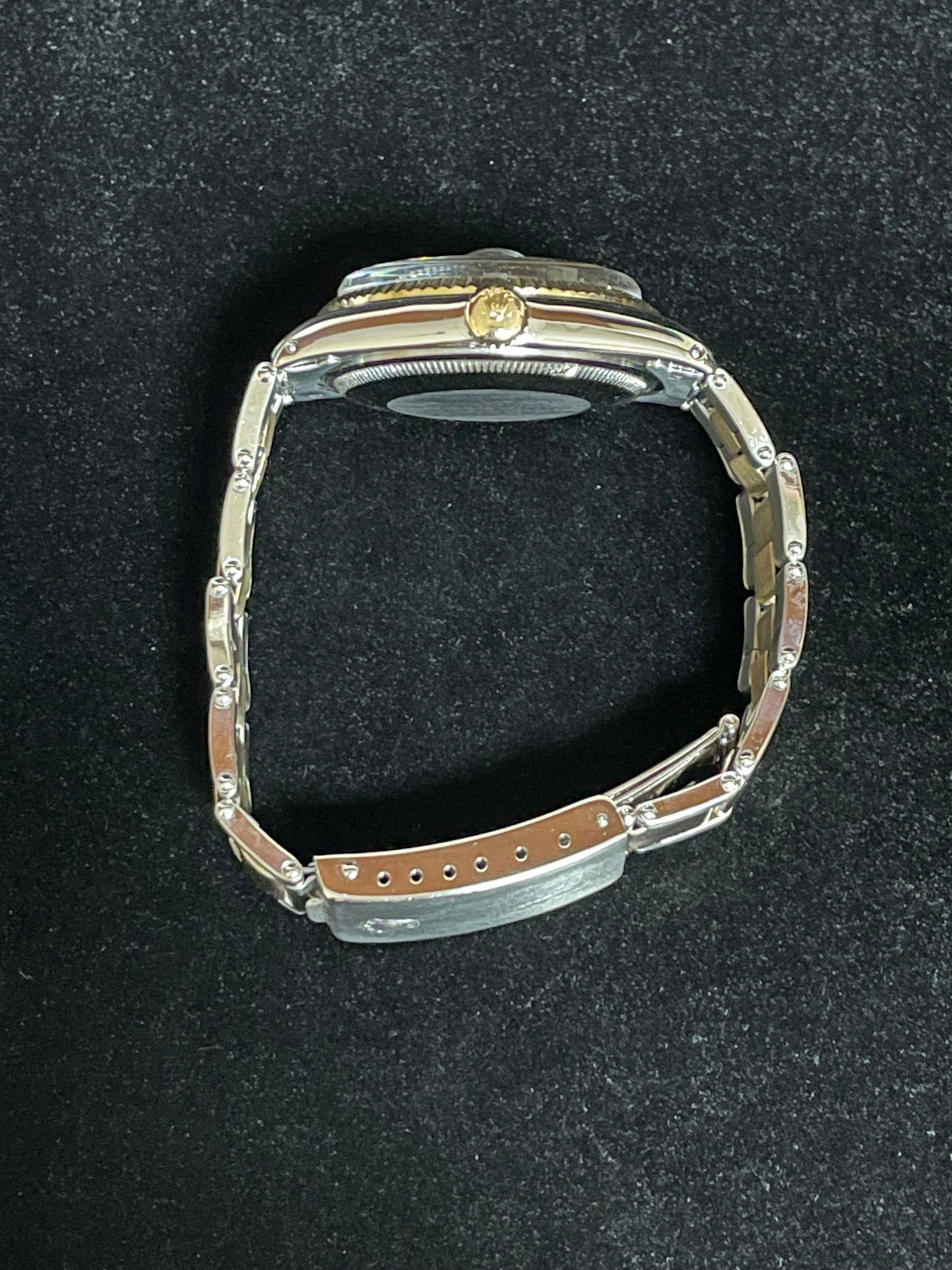 1967 Rolex Date 1500 Champagne Dial TT Rivet Oyster No Papers 34mm