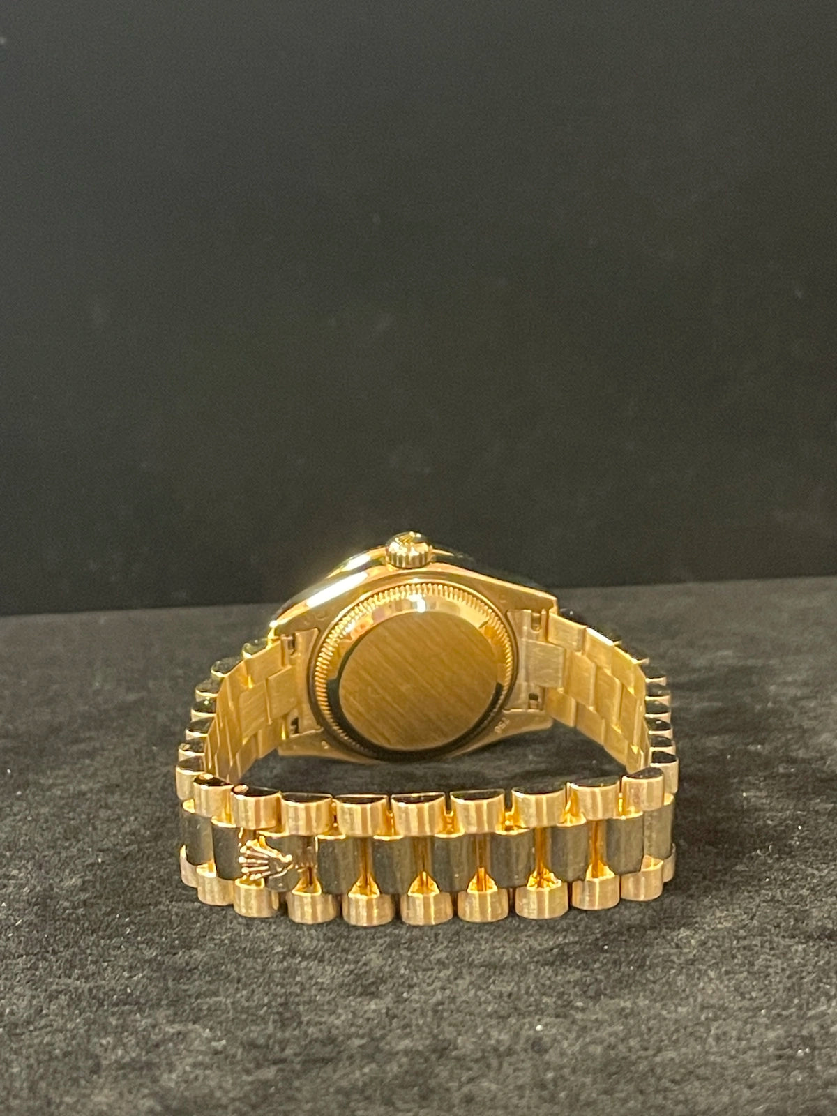2002 Rolex Ladies Datejust 179178 MOP Dial Diamond Bezel 18kt President 26mm