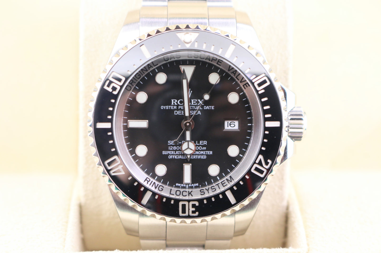 OH 2009 Rolex Deepsea Sea-Dweller 116660 Black Dial SS Oyster No Papers 44mm
