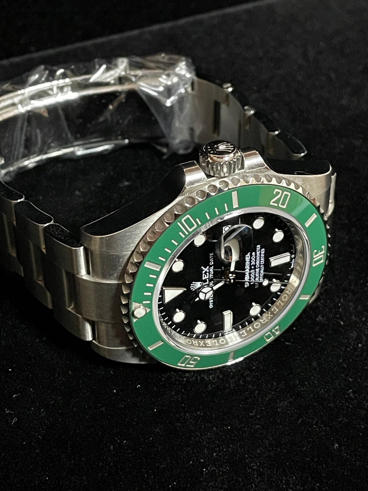 2020 Rolex Submariner Starbucks 126610LV Black Dial SS Oyster With Papers 41mm
