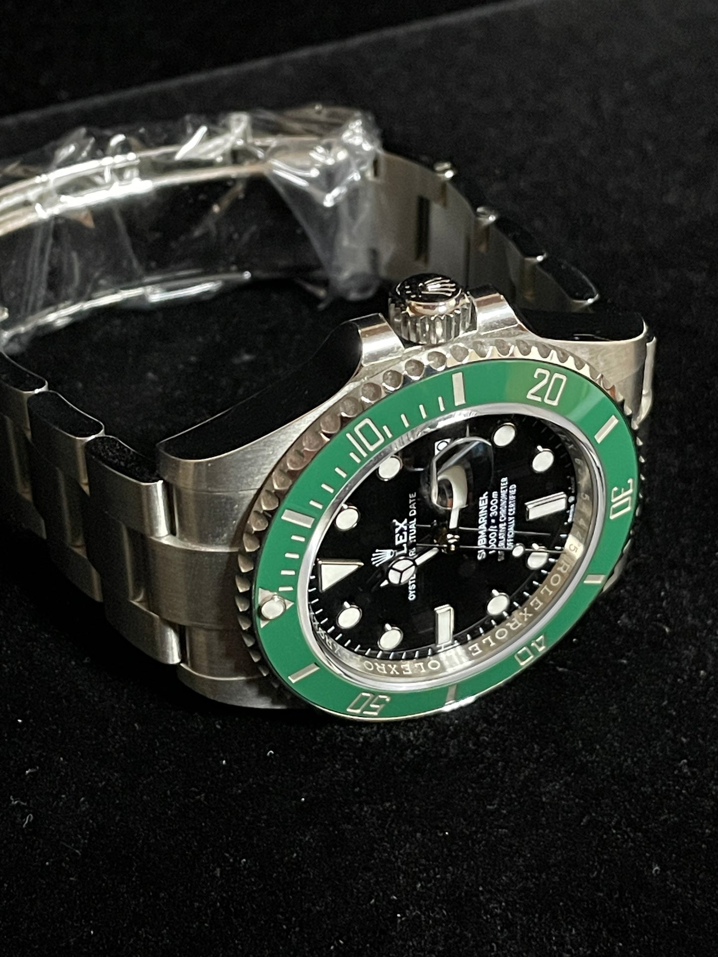 2020 Rolex Submariner Starbucks 126610LV Black Dial SS Oyster With Papers 41mm