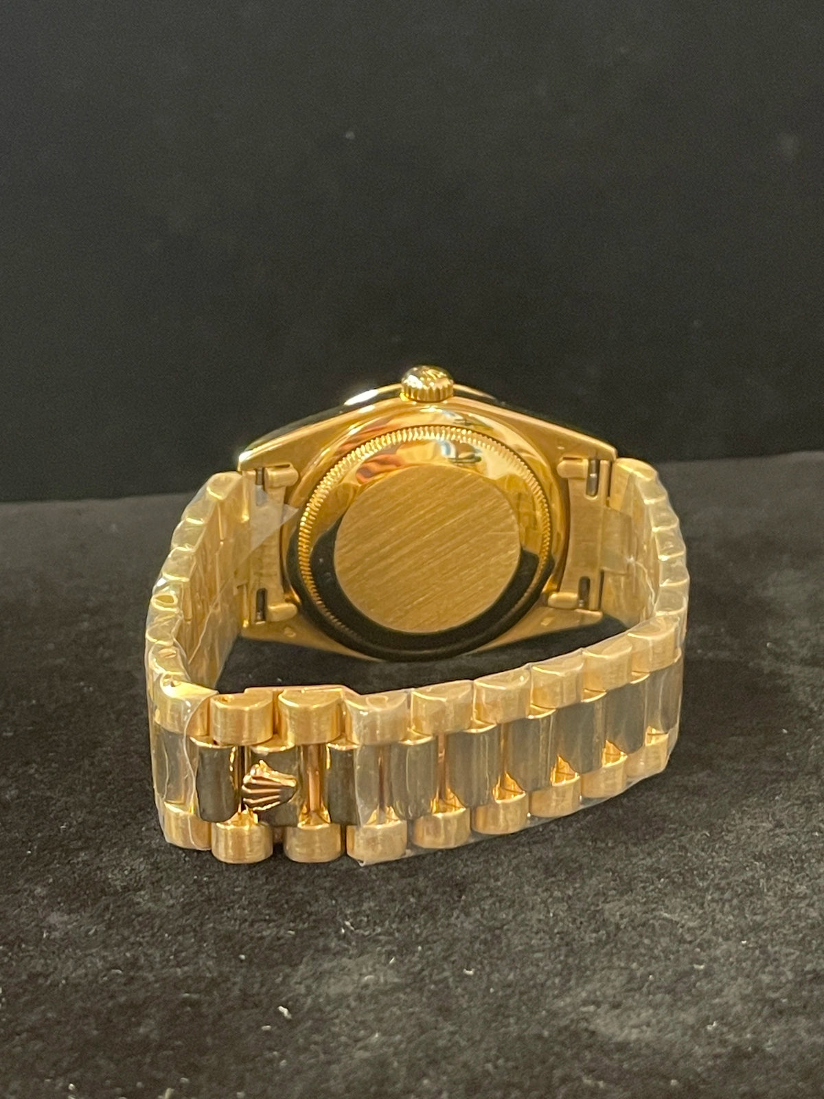 1999 Rolex Day-Date 18238 Champagne Tobacco Dial 18kt President No Papers 36mm