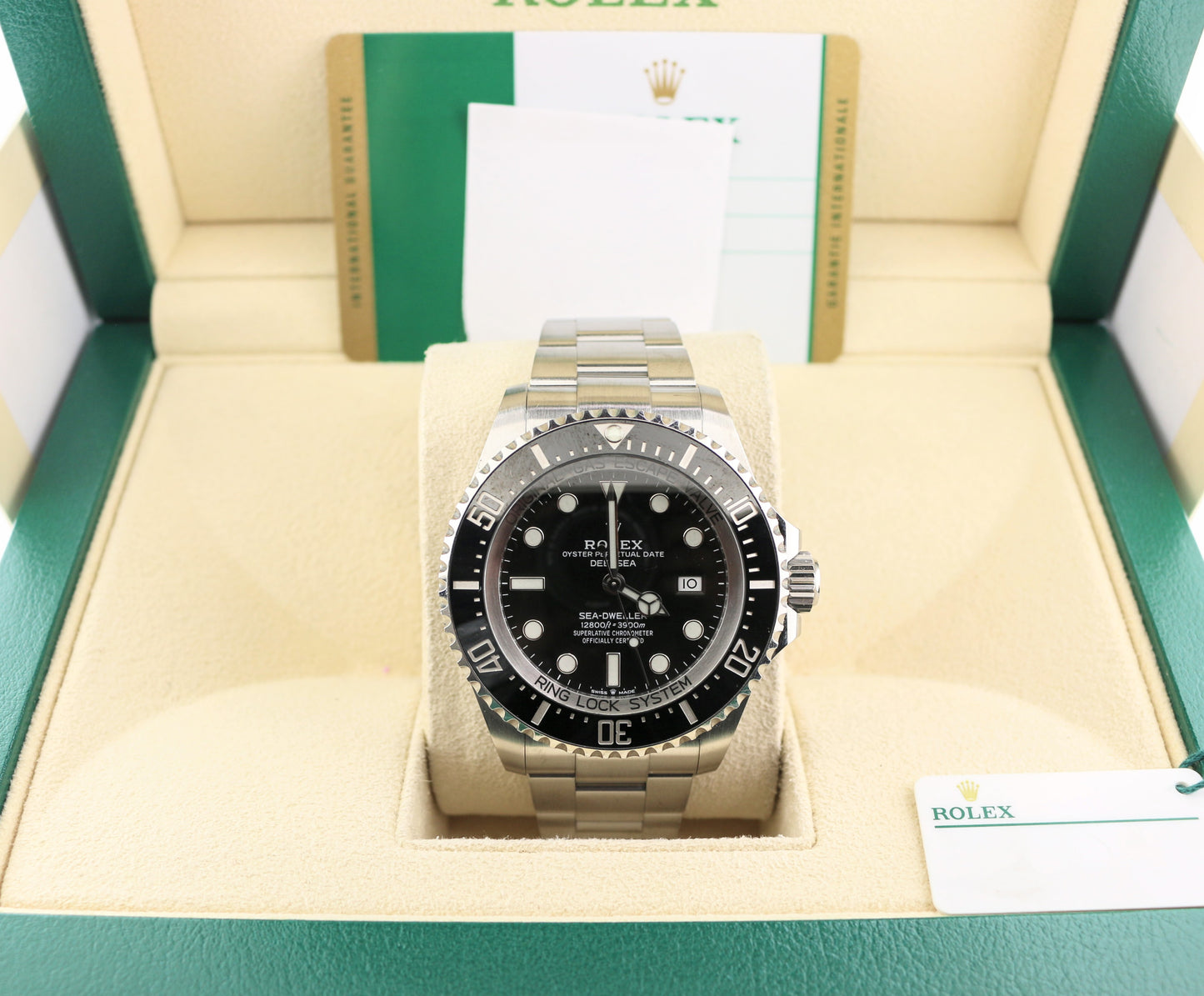 2018 Rolex Deepsea Sea-Dweller 126660 Black Dial SS Oyster With Papers 44mm