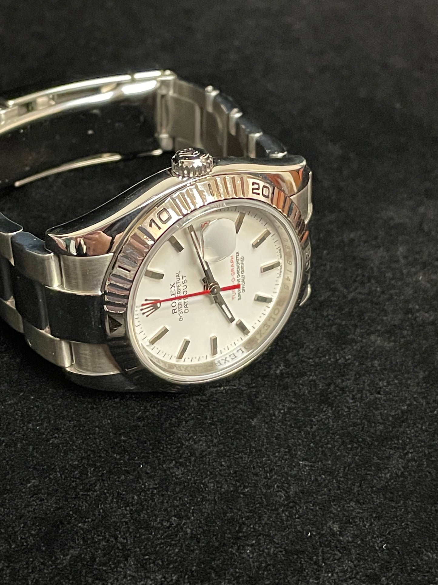 2006 Rolex Datejust Turnograph 116264 White Dial SS Oyster No Papers 36mm