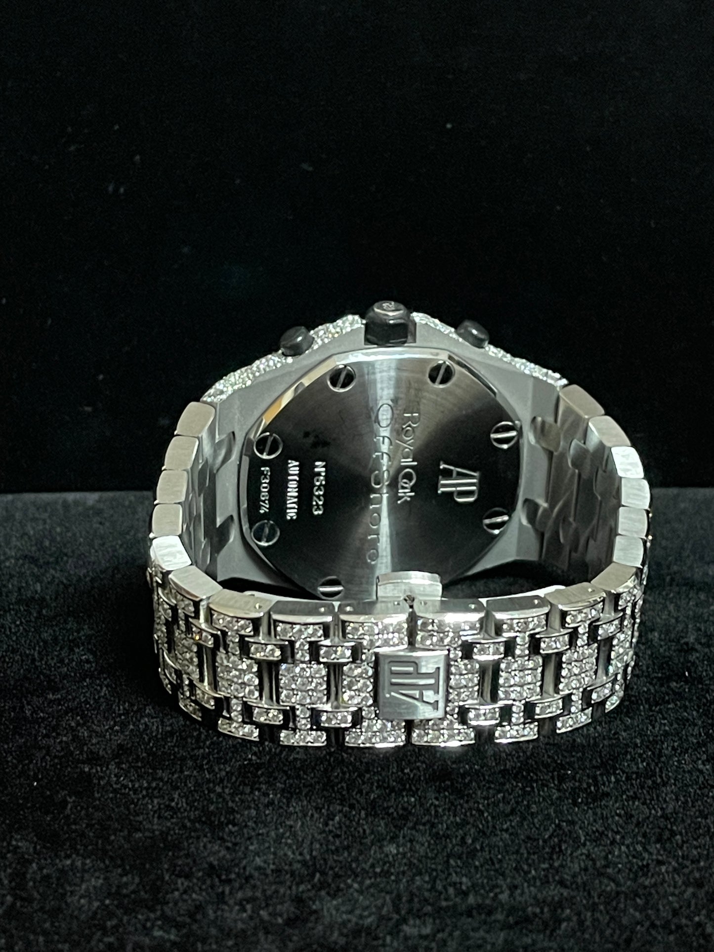Audemars Piguet Royal Oak Offshore Chrono Iced Out 26020ST With 2 straps 42mm