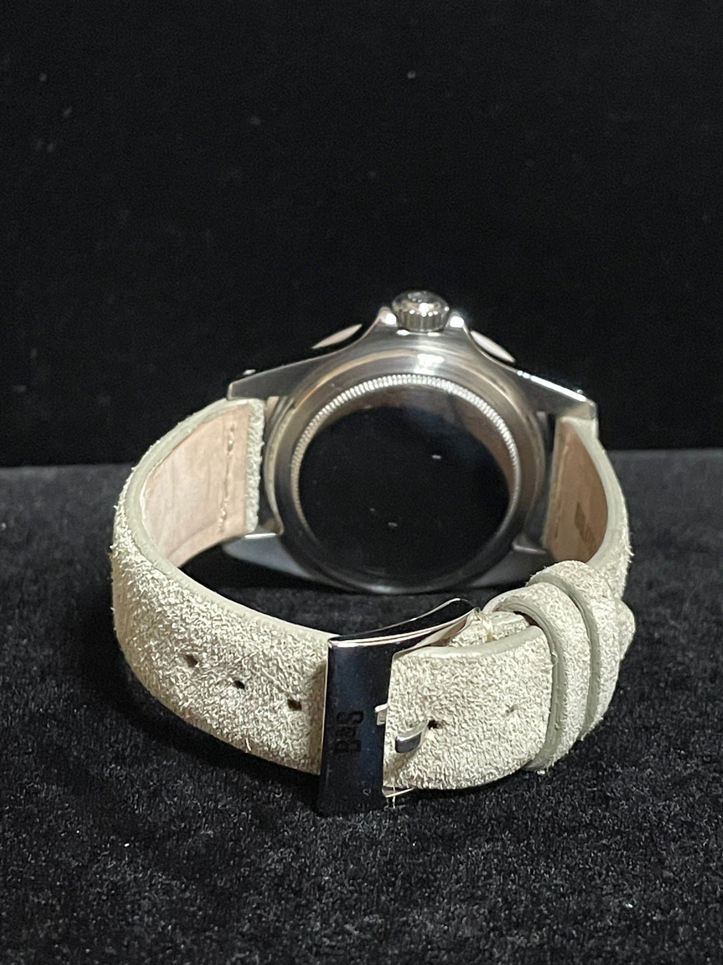 1966 Rolex Submariner No Date 5512 Black Dial Meters First Suede Strap 40mm