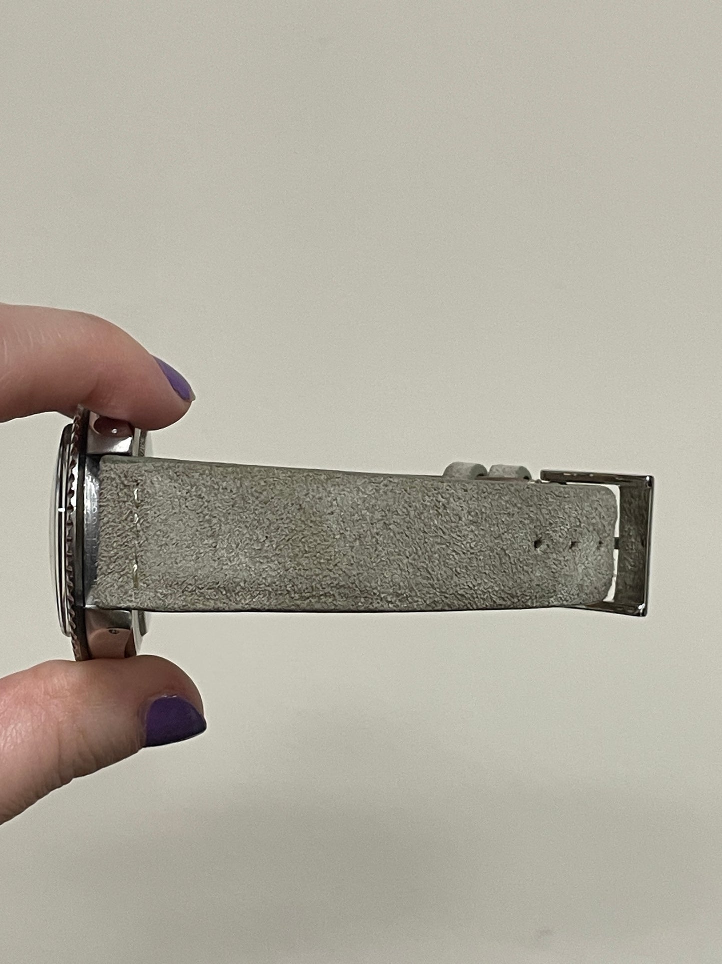 1966 Rolex Submariner No Date 5512 Black Dial Meters First Suede Strap 40mm