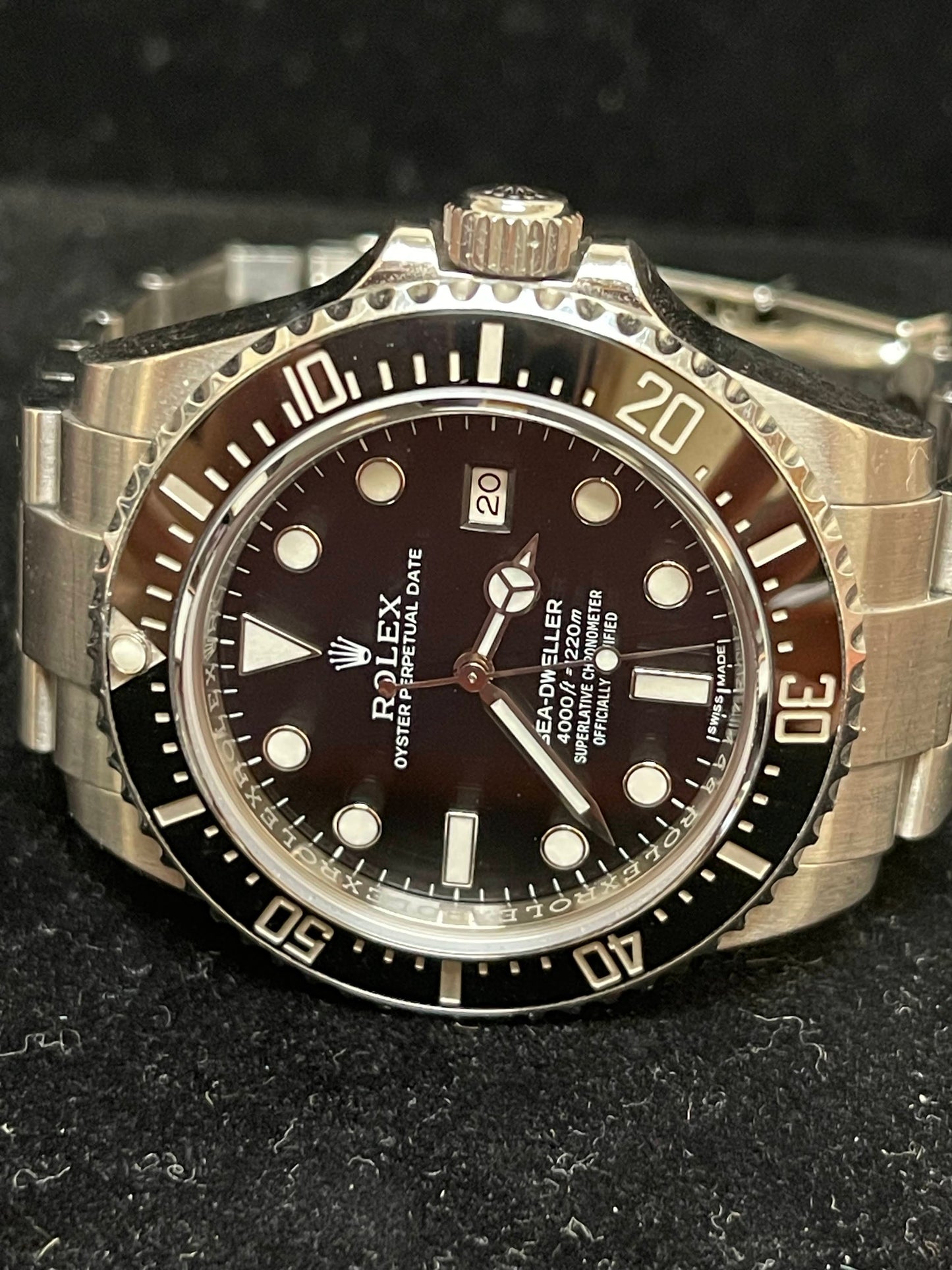 2017 Rolex Sea-Dweller 116600 SD4K Black Dial SS Oyster No Papers 40mm