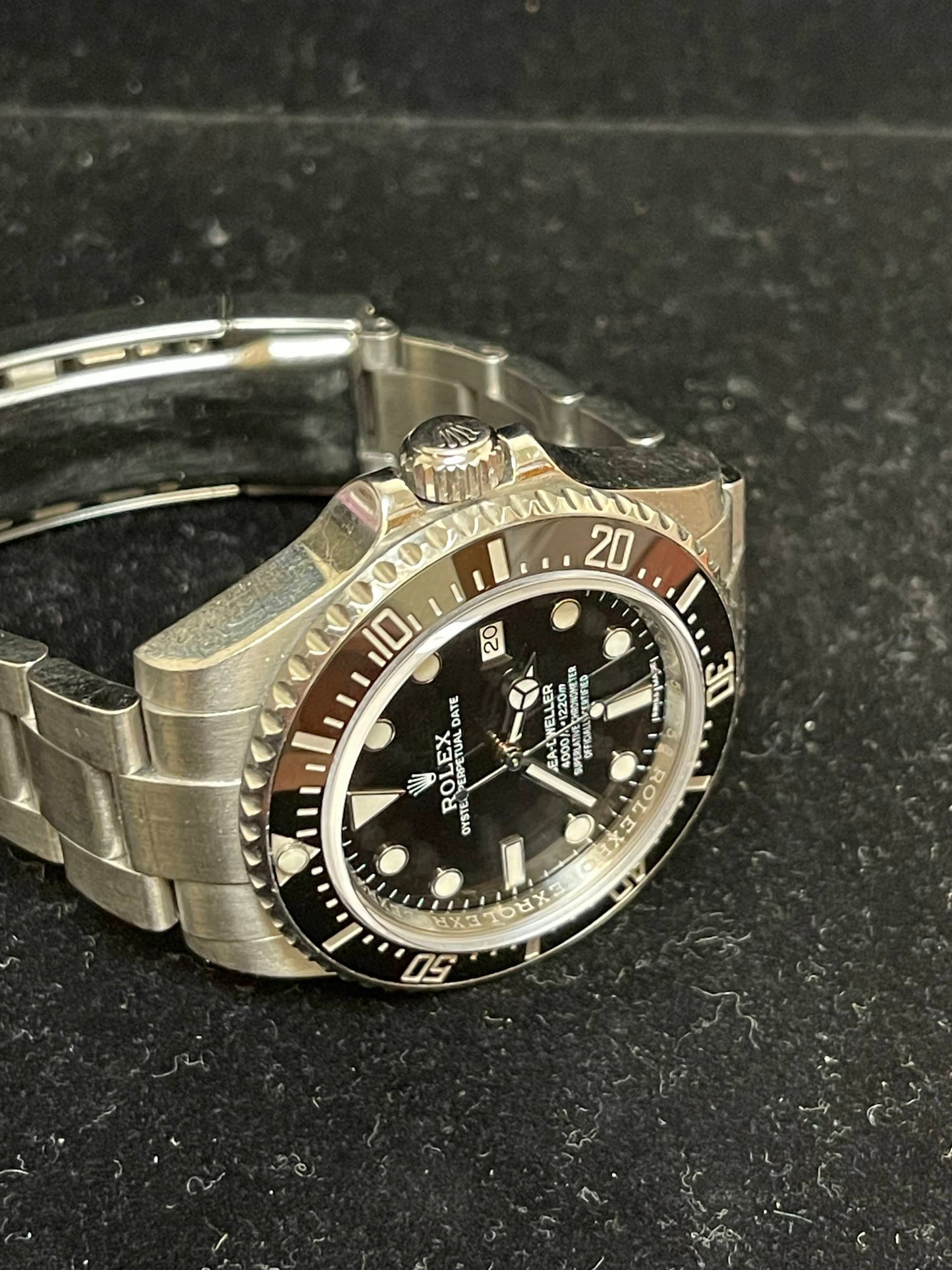 2017 Rolex Sea-Dweller 116600 SD4K Black Dial SS Oyster No Papers 40mm