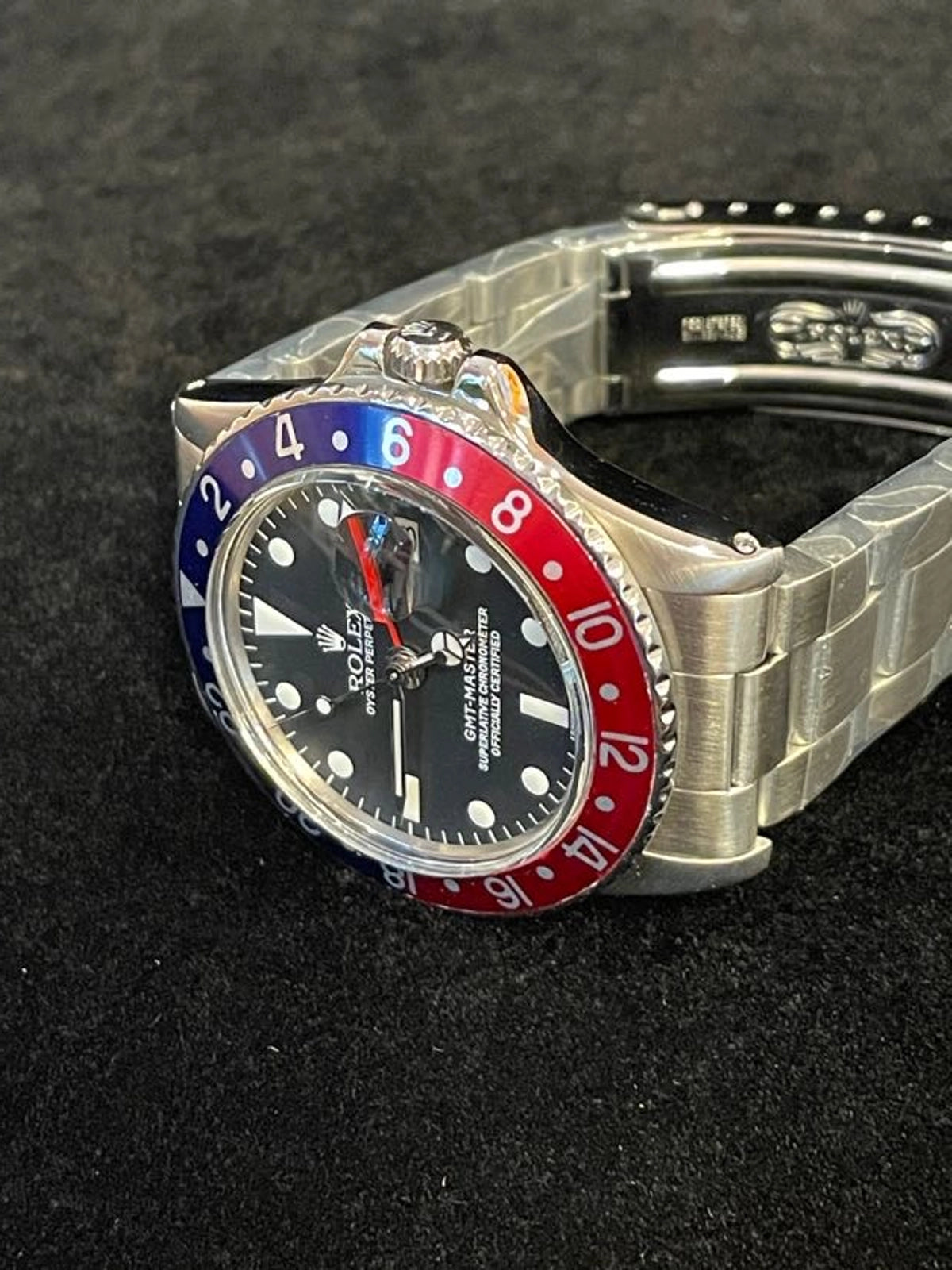 1973 Rolex Pepsi GMT-Master 1675 Black Dial SS Oyster No Papers 40mm