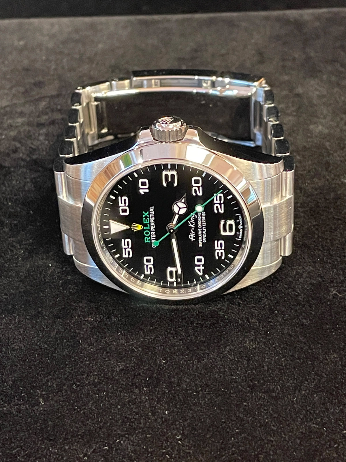 2024 Rolex Air-King 126900 Black Dial SS Oyster With Papers 40mm