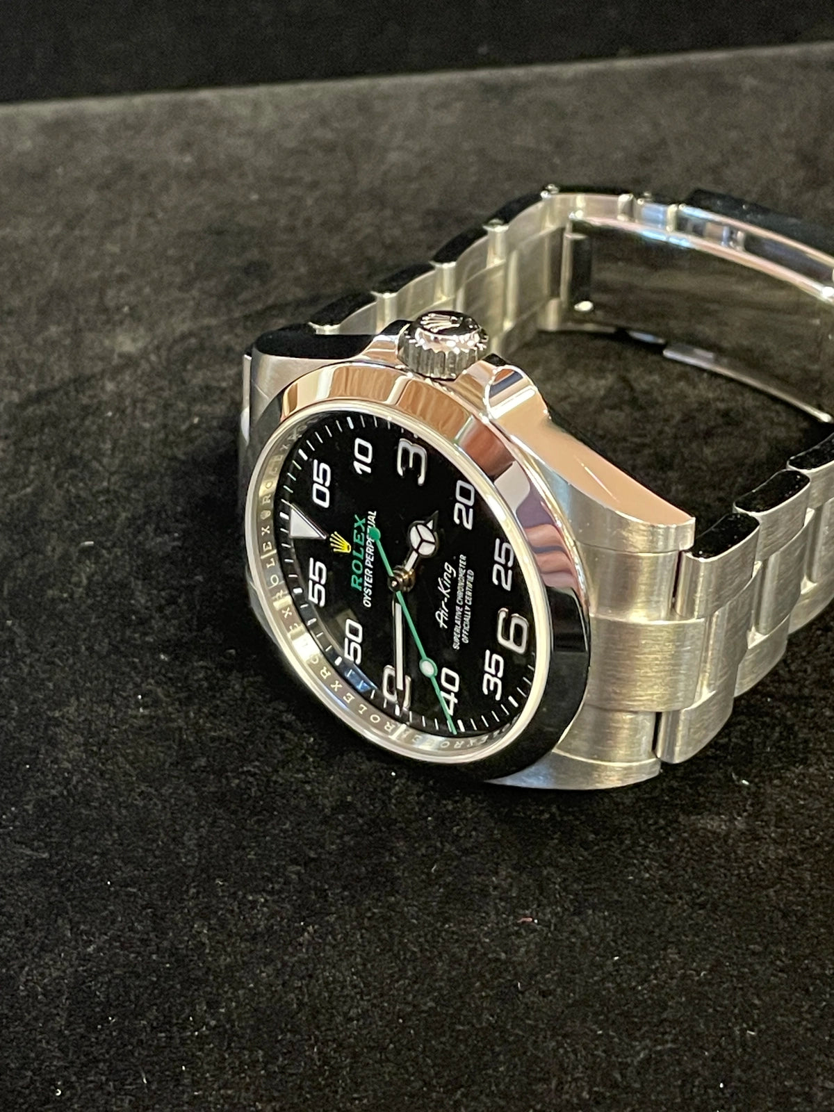2024 Rolex Air-King 126900 Black Dial SS Oyster With Papers 40mm