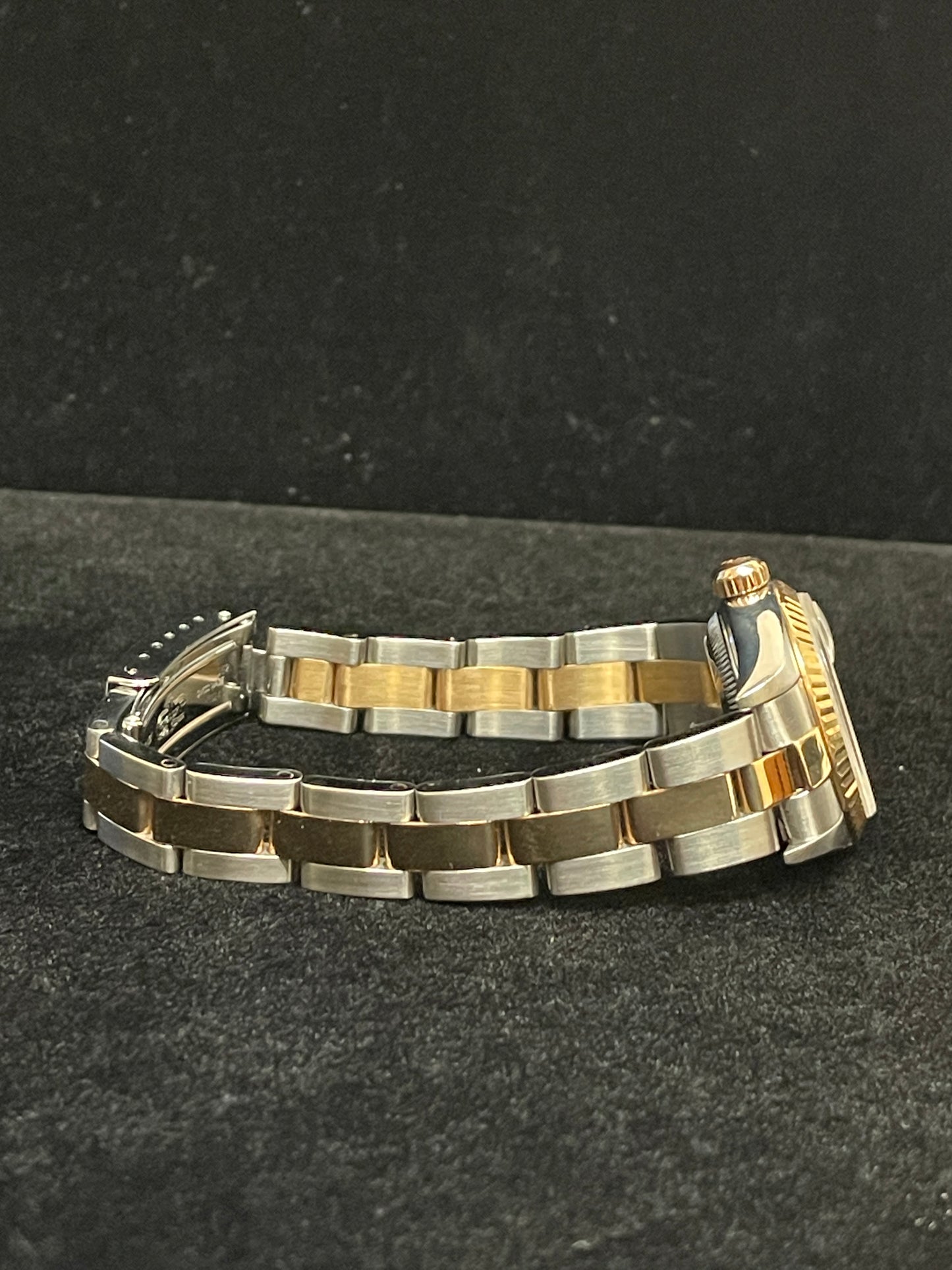 2000 Rolex Ladies Datejust 79173 White Roman Dial TT 18kt Oyster No Papers 26mm