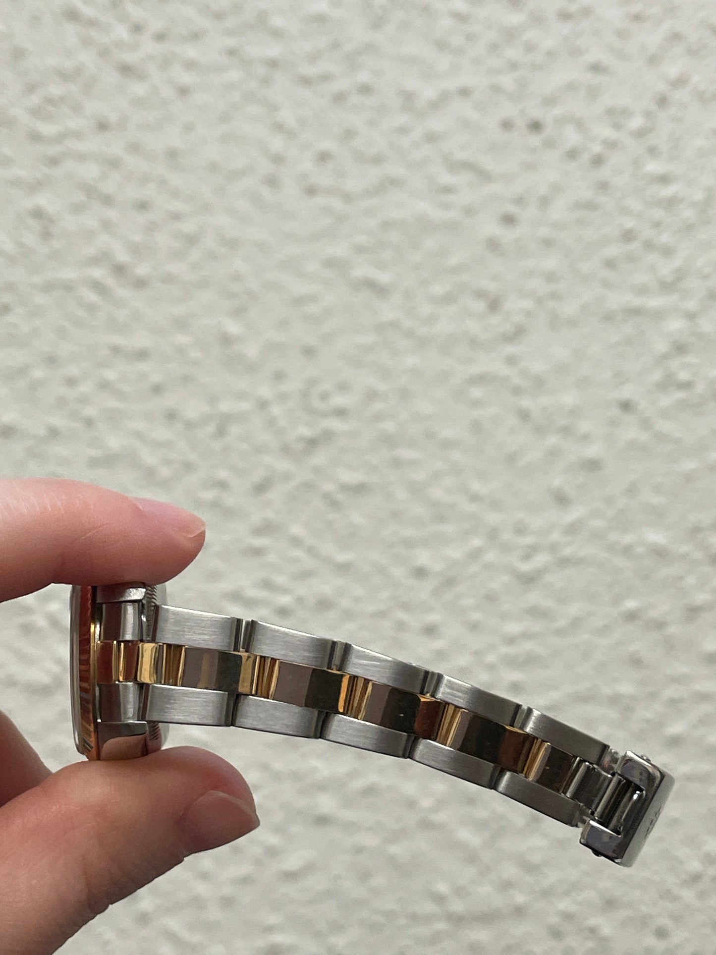 2000 Rolex Ladies Datejust 79173 White Roman Dial TT 18kt Oyster No Papers 26mm