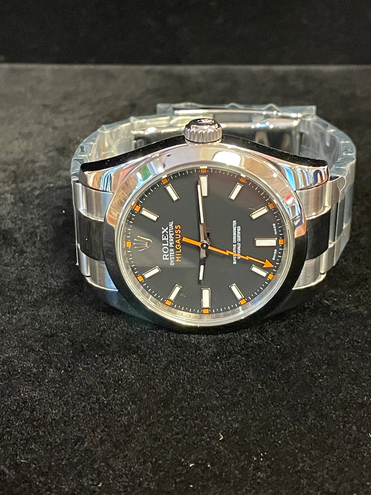 2009 Rolex Milgauss 116400 Black Dial SS Oyster No Papers 40mm