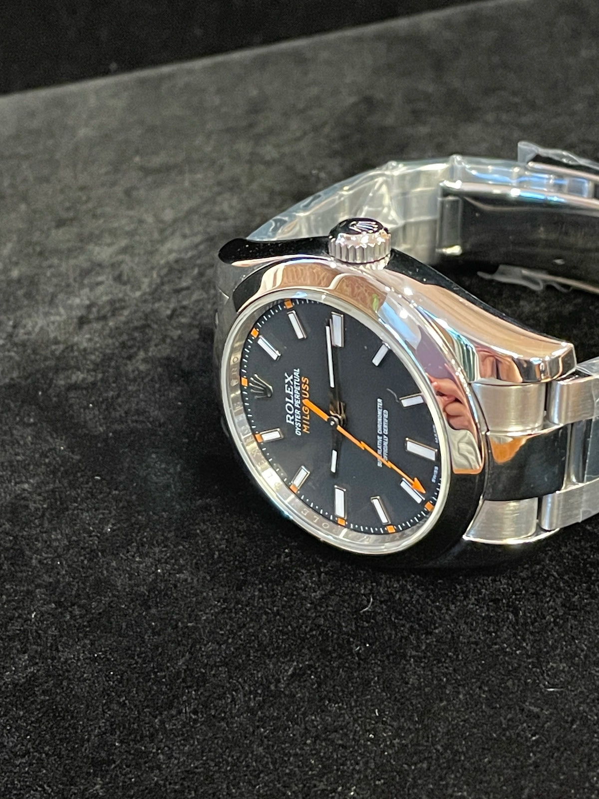 2009 Rolex Milgauss 116400 Black Dial SS Oyster No Papers 40mm