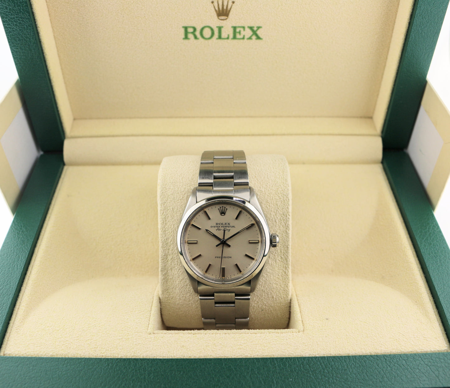 1981 Rolex Air-King 5500 Silver Dial SS Oyster No Papers 34mm