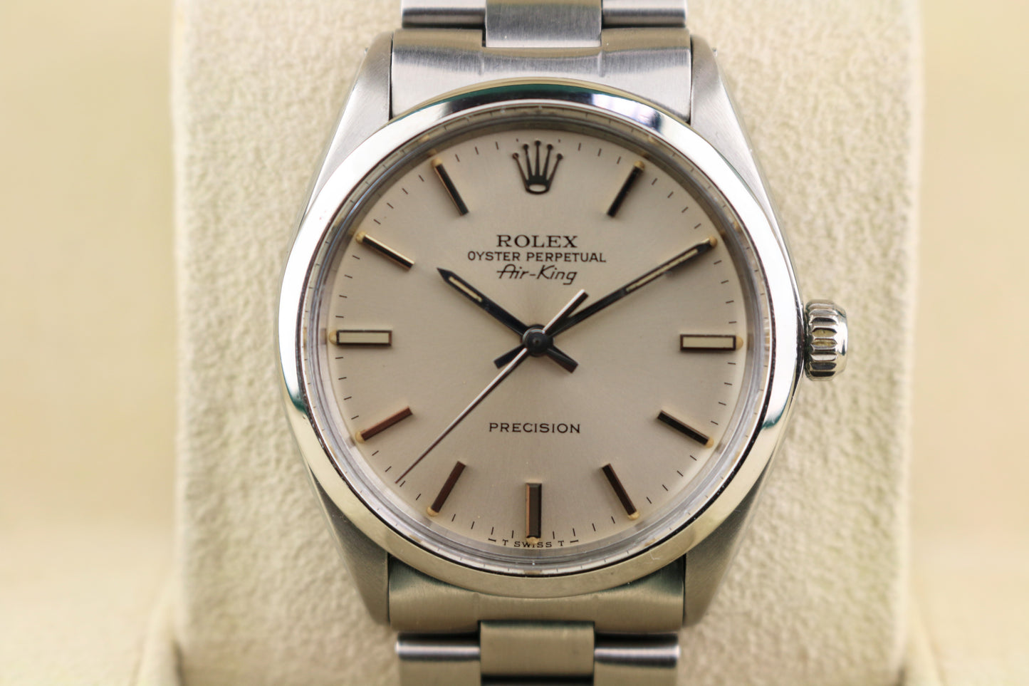 1981 Rolex Air-King 5500 Silver Dial SS Oyster No Papers 34mm