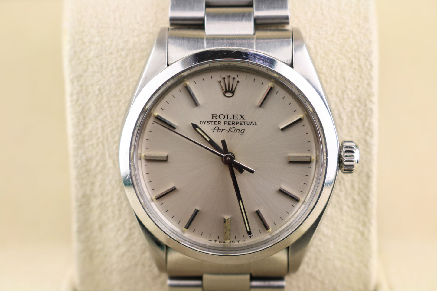 1979 Rolex Air-King 5500 Silver Dial SS Oyster No Papers 34mm
