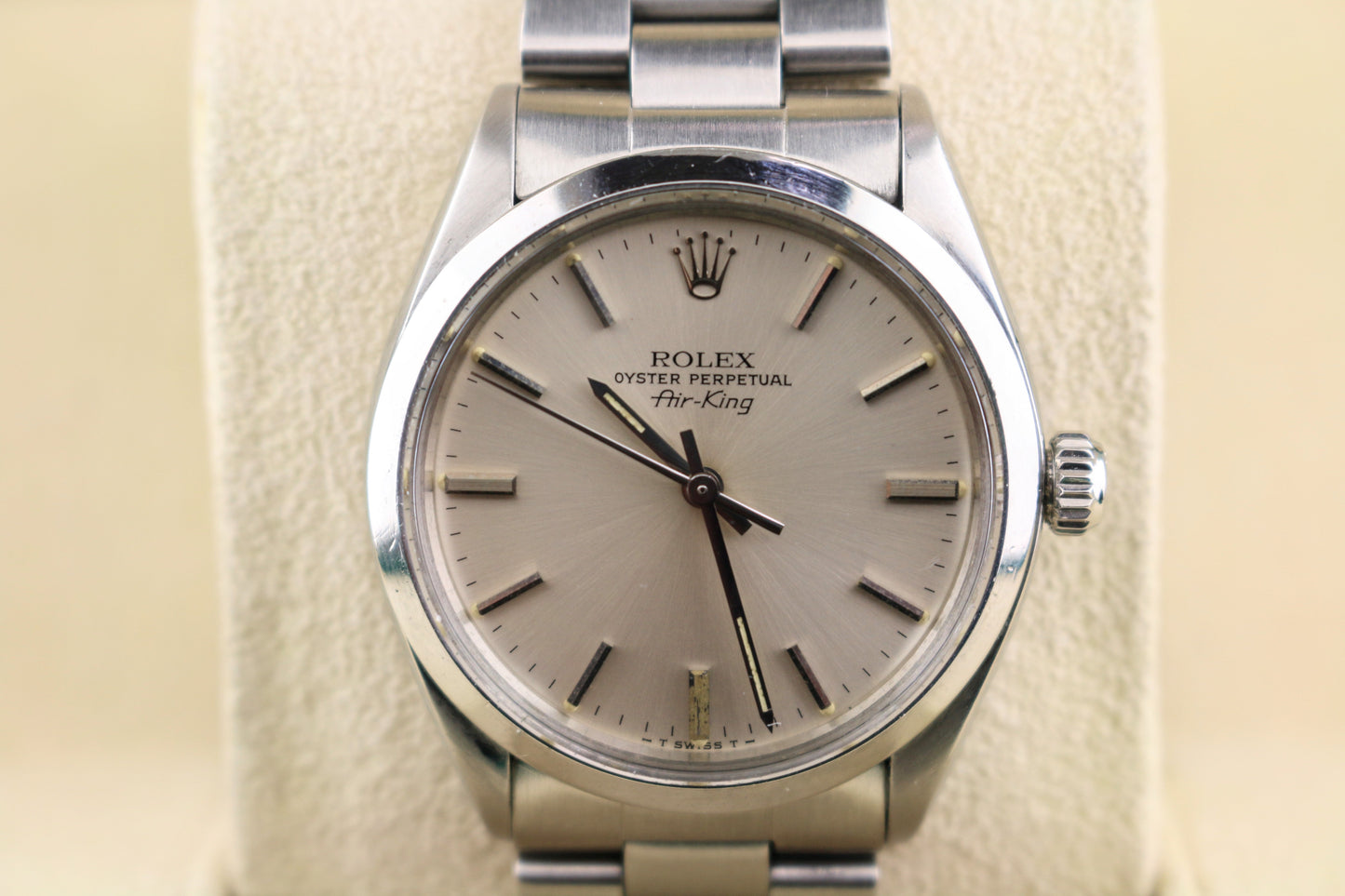 1979 Rolex Air-King 5500 Silver Dial SS Oyster No Papers 34mm
