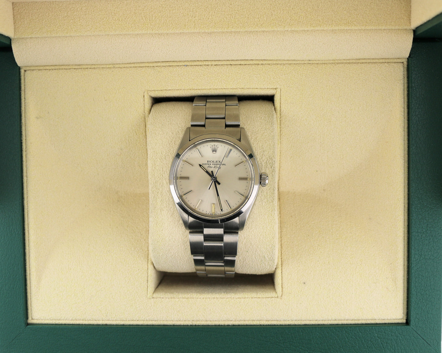 1979 Rolex Air-King 5500 Silver Dial SS Oyster No Papers 34mm