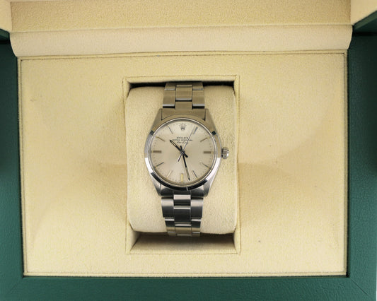 1979 Rolex Air-King 5500 Silver Dial SS Oyster No Papers 34mm