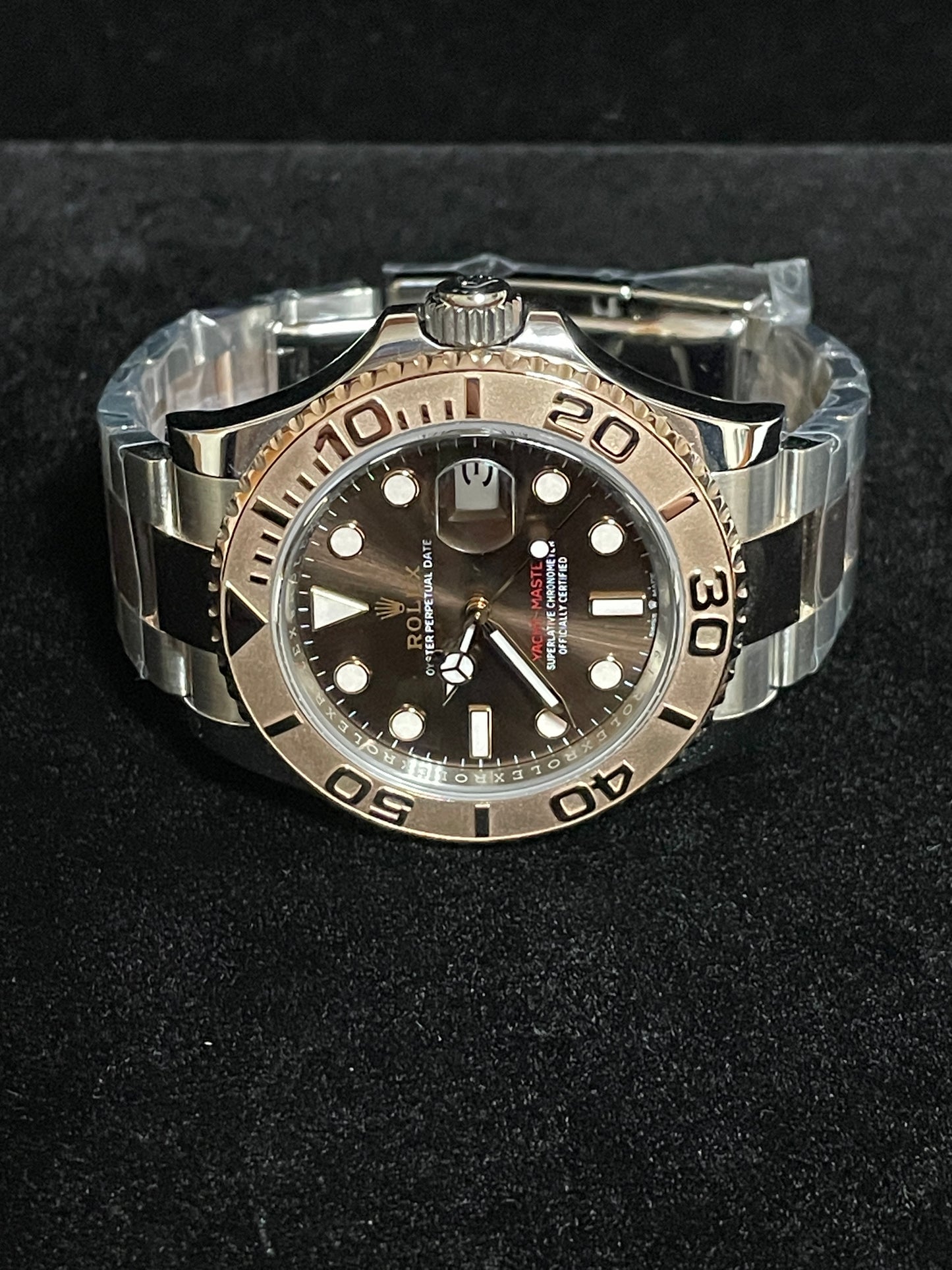 2024 Rolex Yacht-Master 126621 Chocolate Brown Dial TT 18kt RG Oyster Rose 40mm