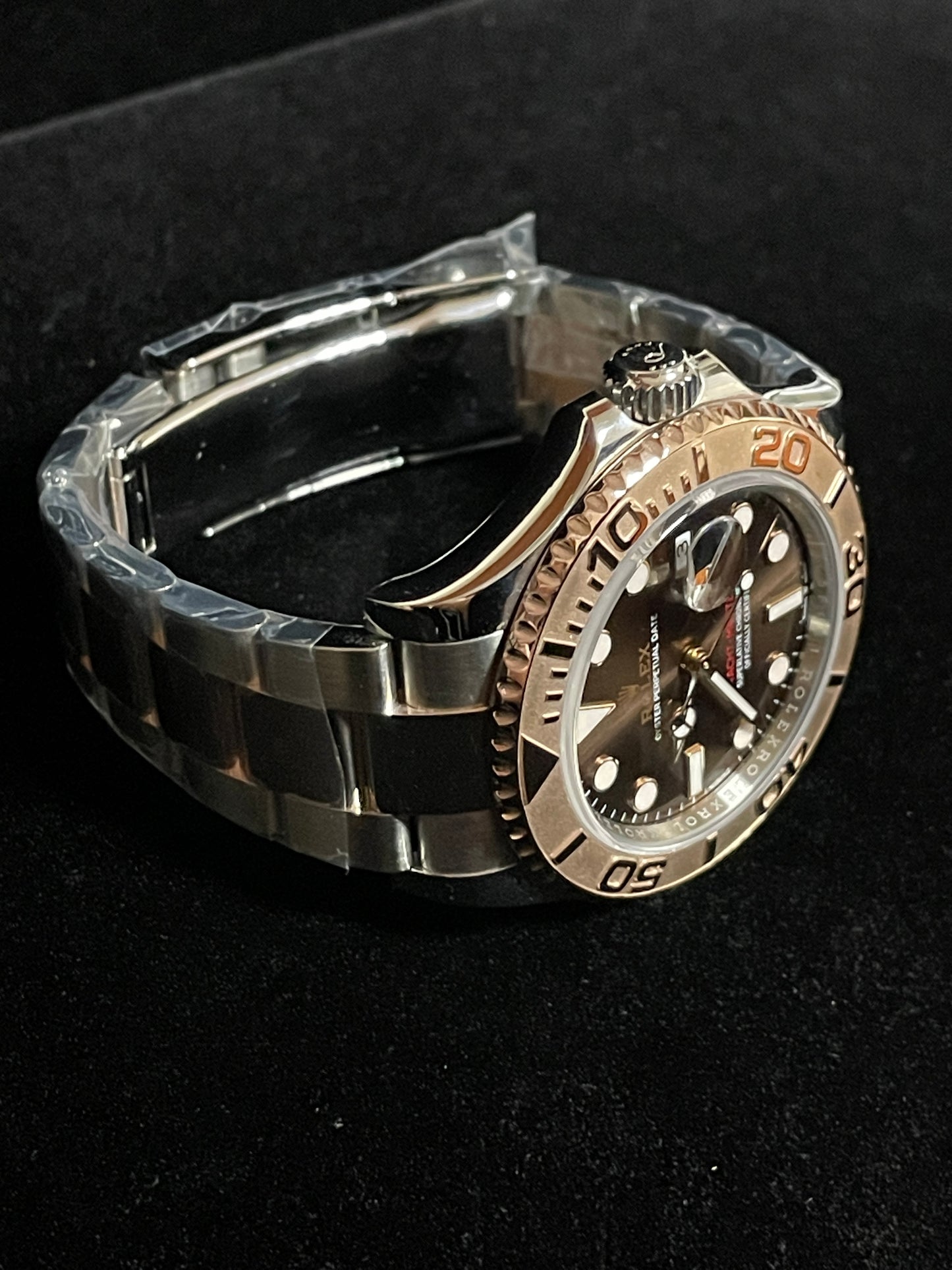 2024 Rolex Yacht-Master 126621 Chocolate Brown Dial TT 18kt RG Oyster Rose 40mm