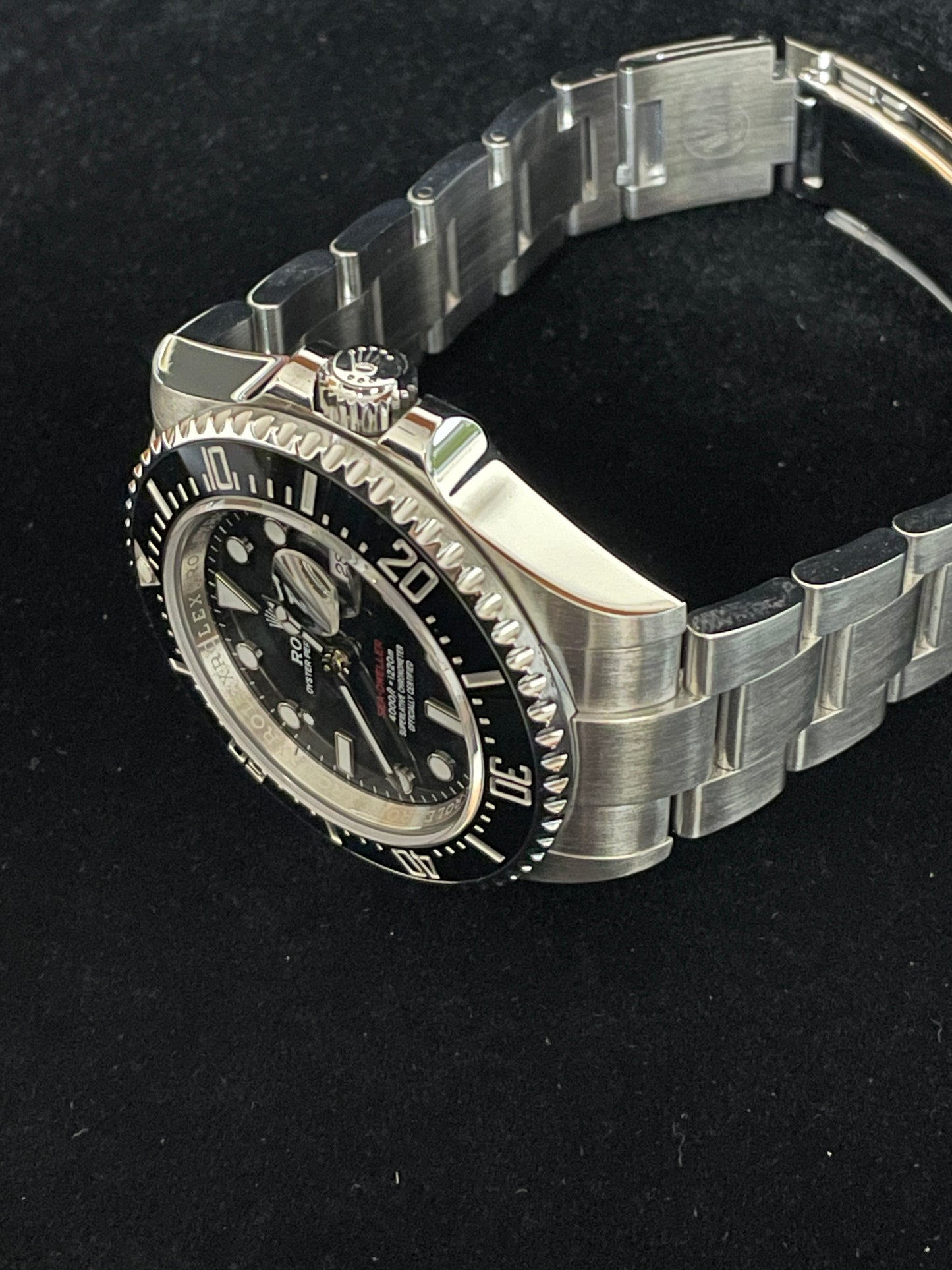 OHA 2017 Rolex Red Sea-Dweller 126600 Black Dial SS Oyster With Papers 43mm