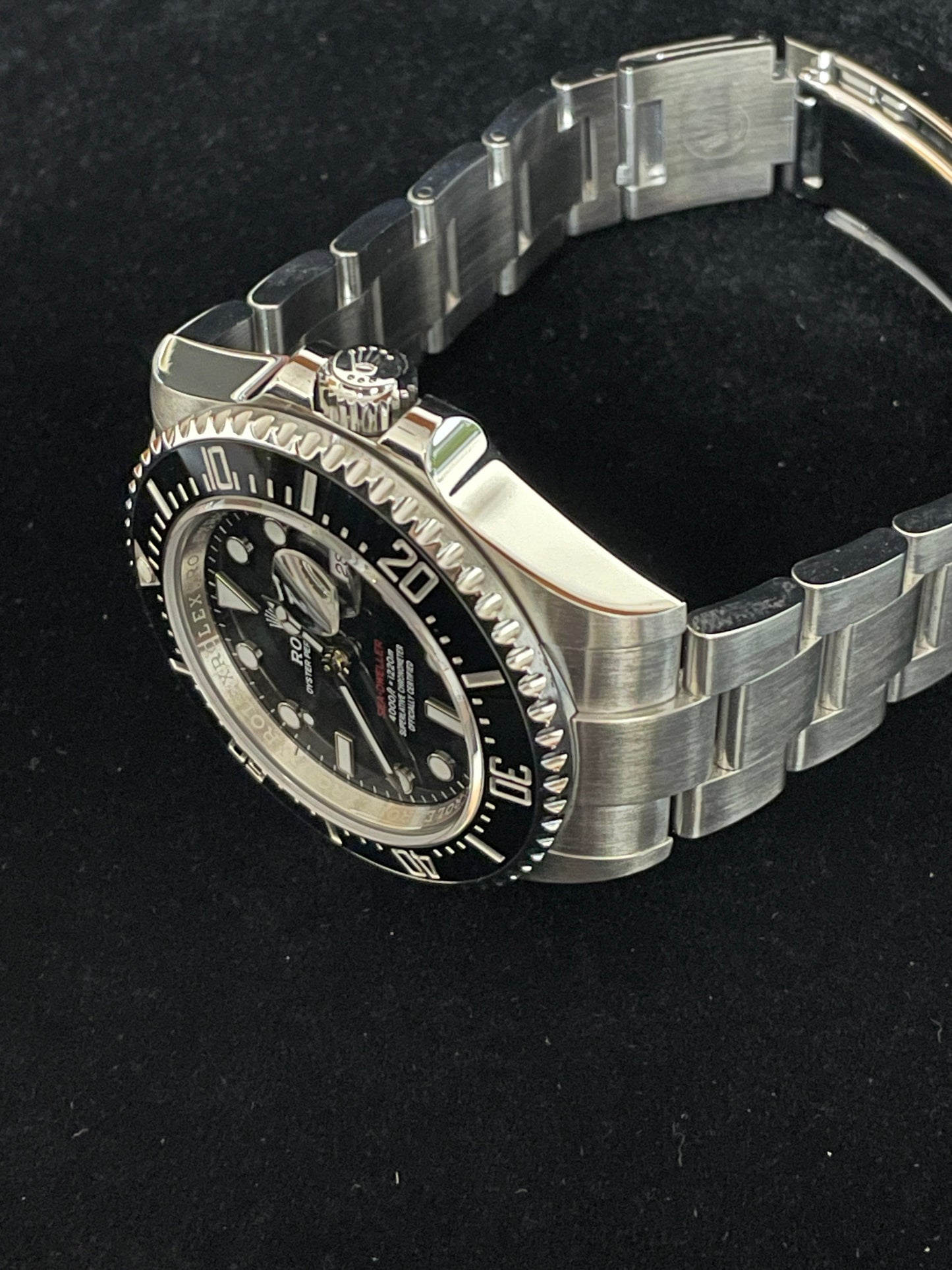 OHA 2017 Rolex Red Sea-Dweller 126600 Black Dial SS Oyster With Papers 43mm