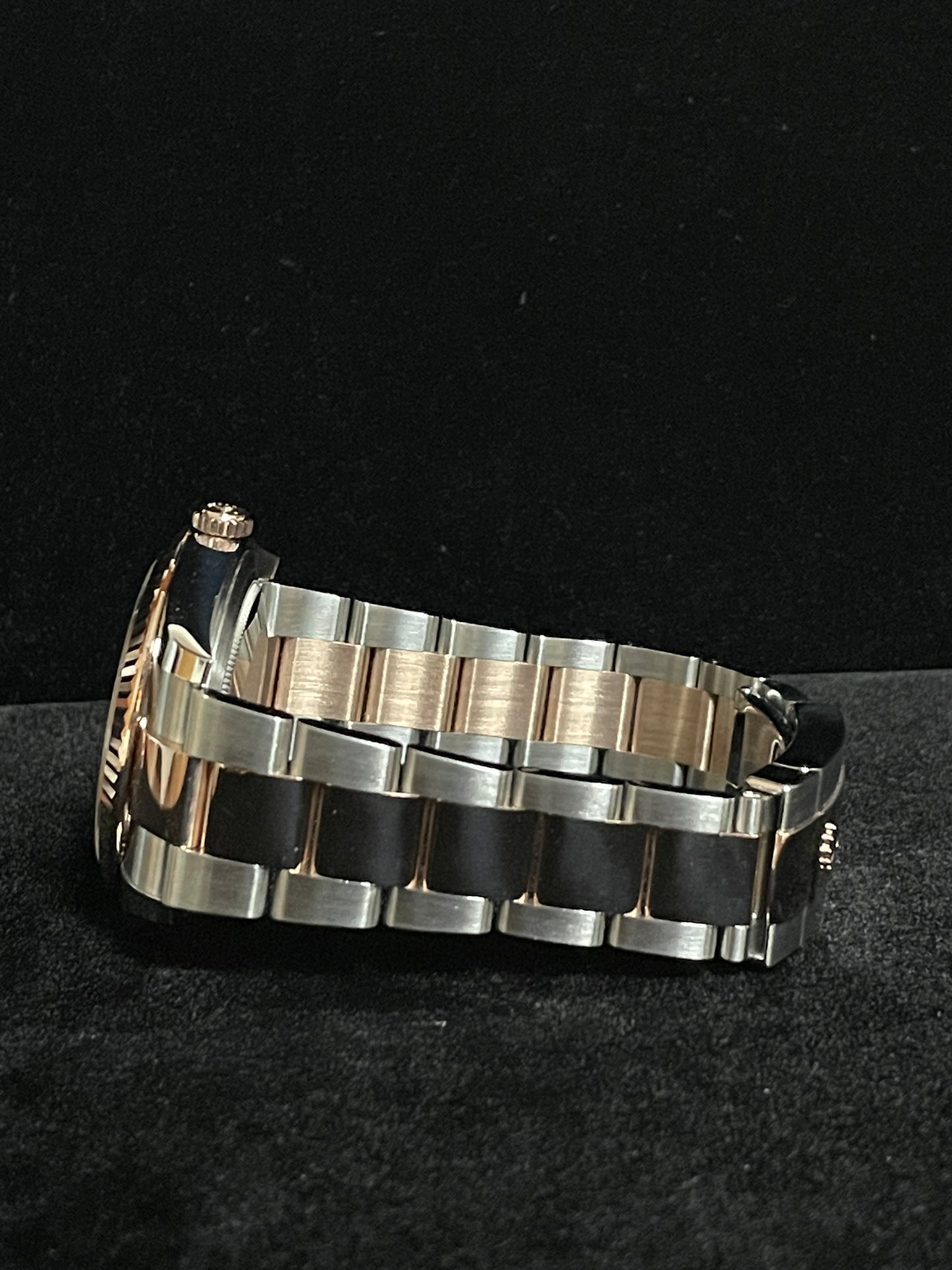 OHT 2023 Rolex Datejust 126331 Chocolate Dial TT 18kt Oyster Rose With Papers 41mm