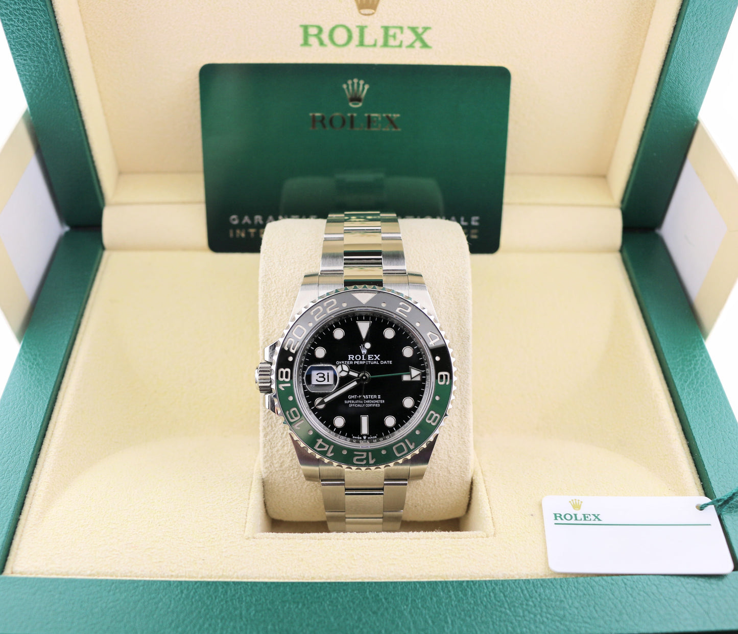2022 Rolex GMT-Master II Sprite 126720vtnr Black Dial SS Oyster With Papers 40mm