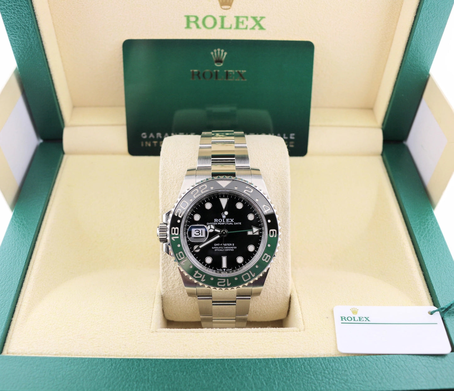 2022 Rolex GMT-Master II Sprite 126720vtnr Black Dial SS Oyster With Papers 40mm