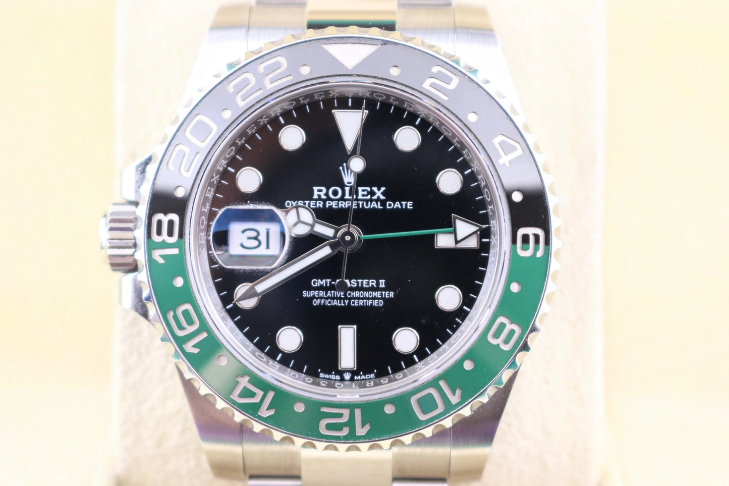 2022 Rolex GMT-Master II Sprite 126720vtnr Black Dial SS Oyster With Papers 40mm