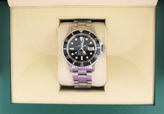 1979 Rolex Submariner Date Vintage 1680 Black Matte Dial SS Oyster No Paper 40mm